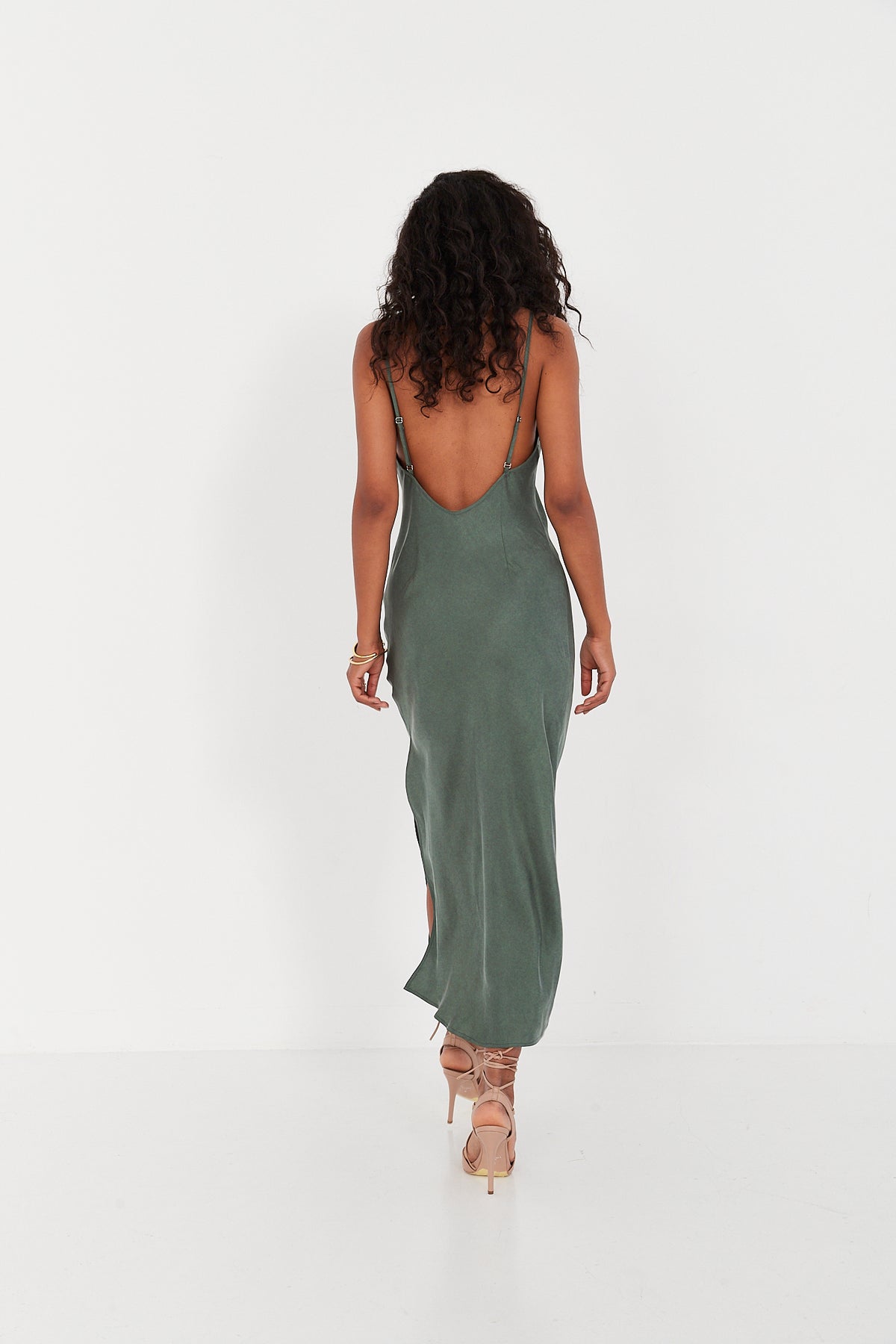 Sukienka Selena smoky green