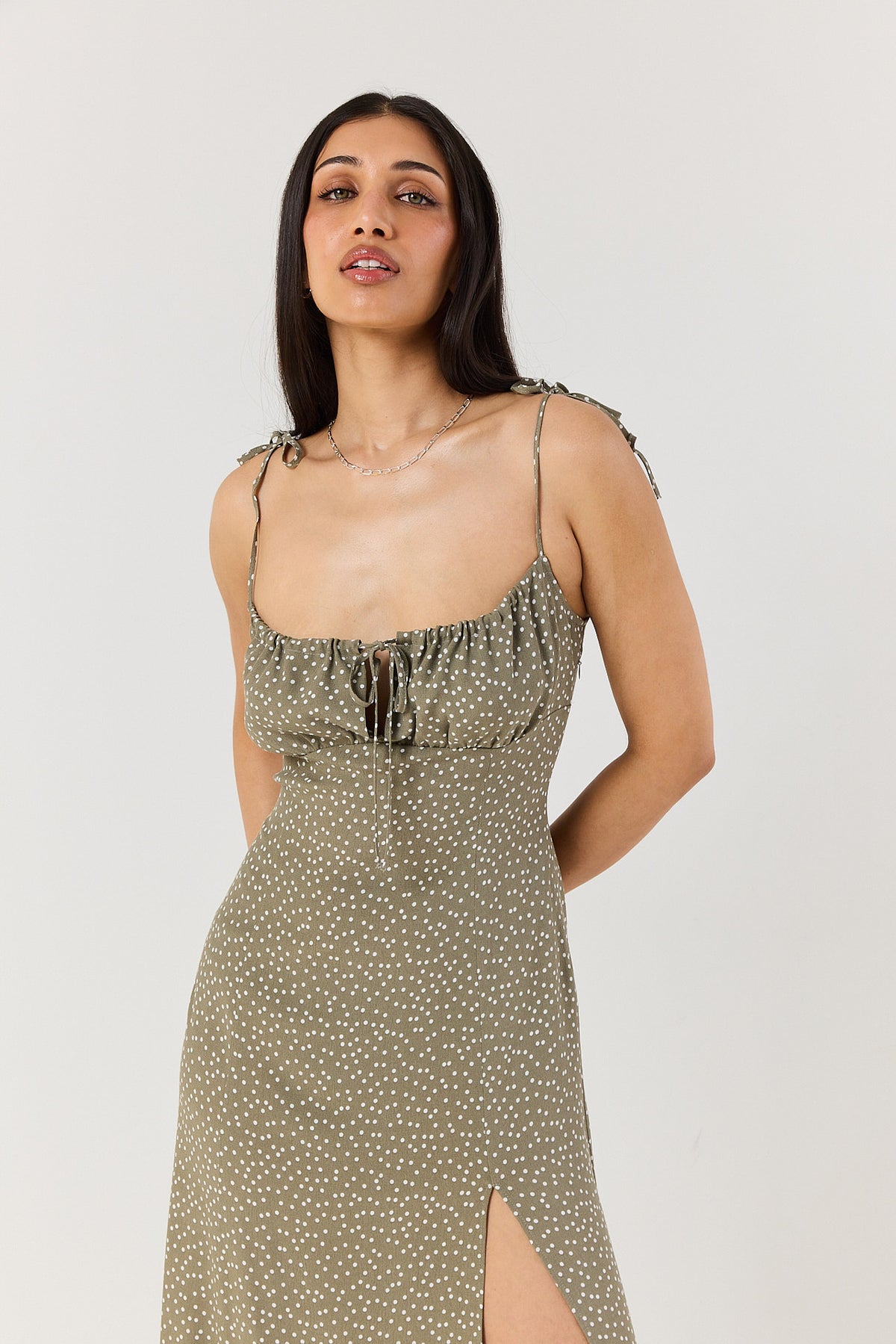 Sukienka Gigi green dots