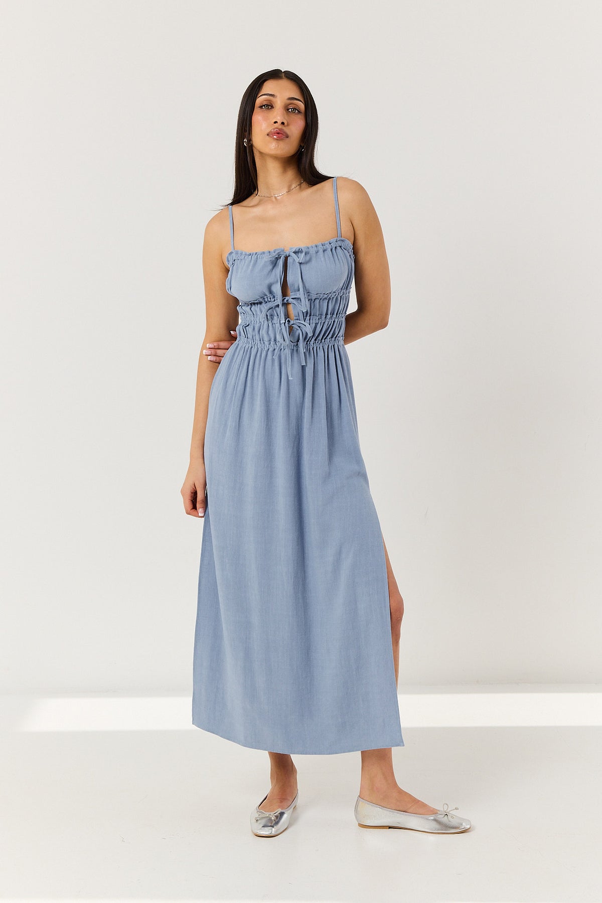 Sukienka Sienna powder blue