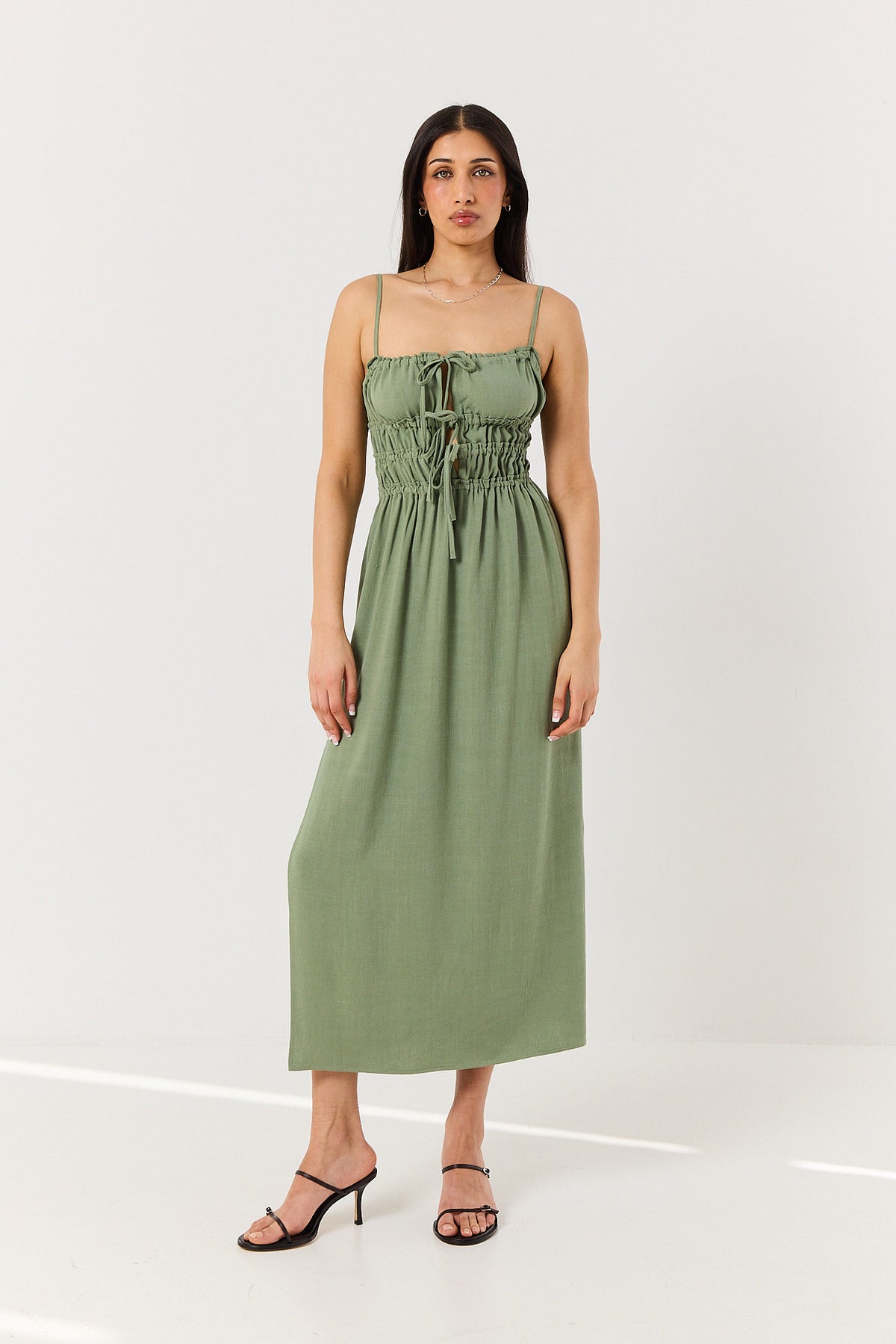 Sukienka Sienna smoky green