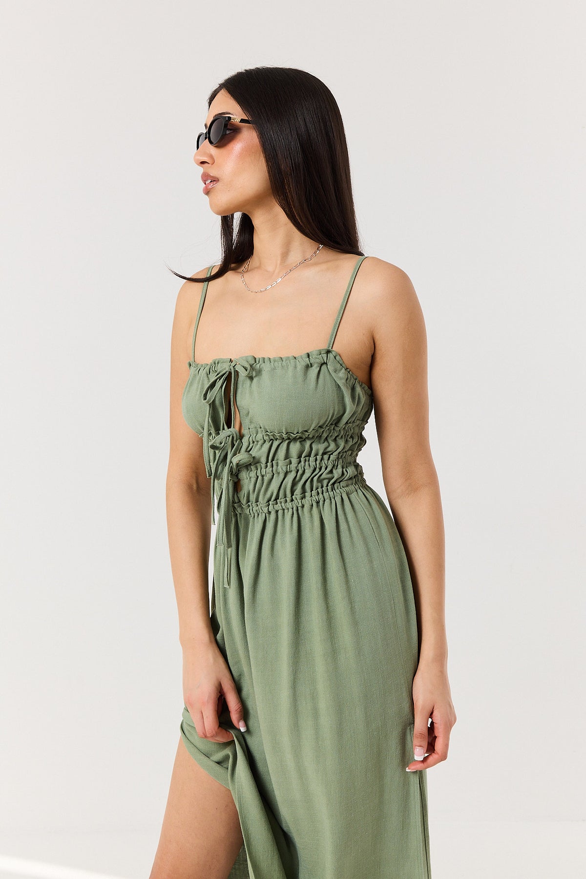 Sukienka Sienna smoky green