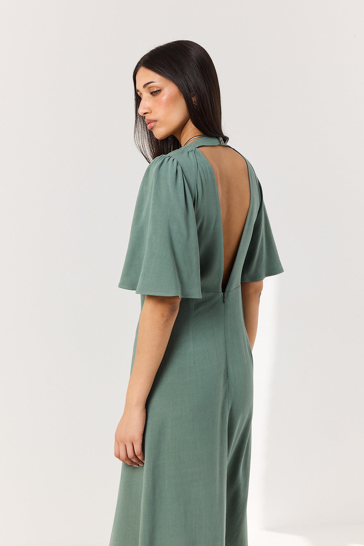 Sukienka Alessa smoky green