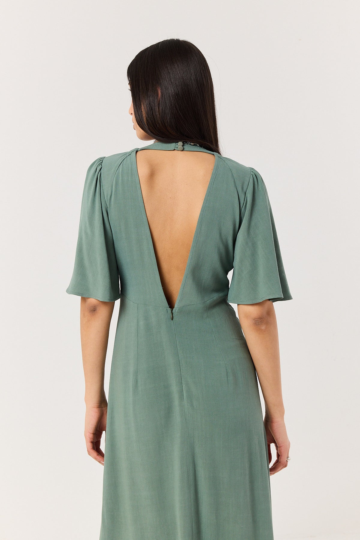 Sukienka Alessa smoky green