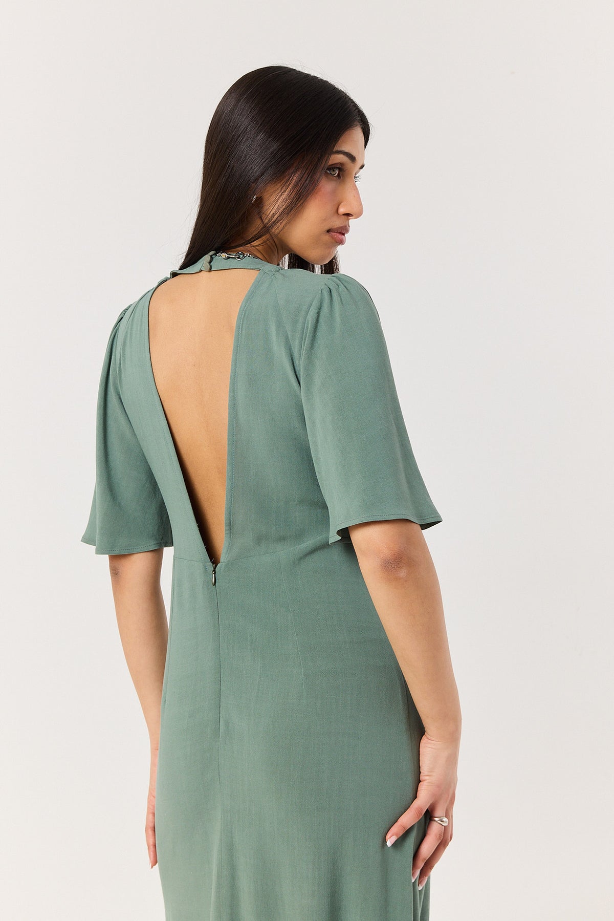 Sukienka Alessa smoky green
