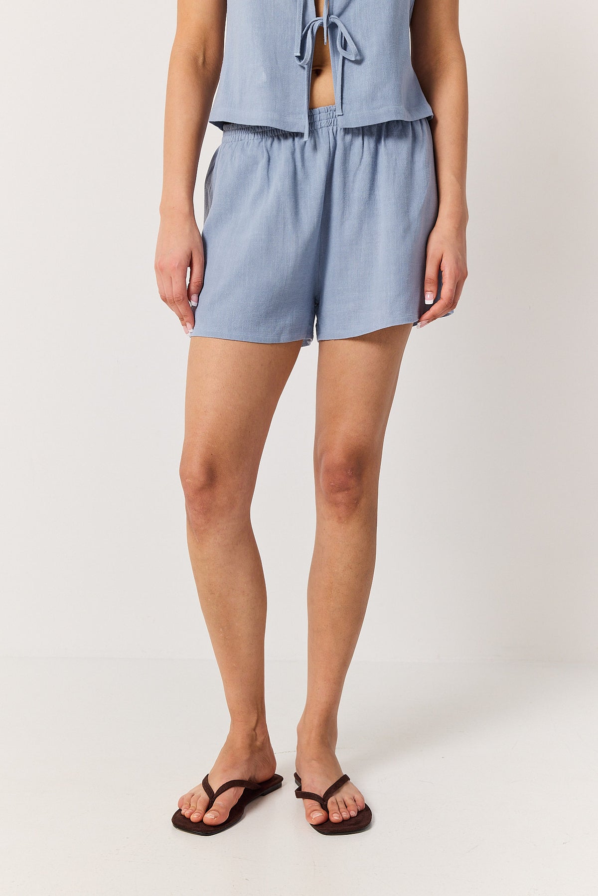 Szorty Lynn powder blue