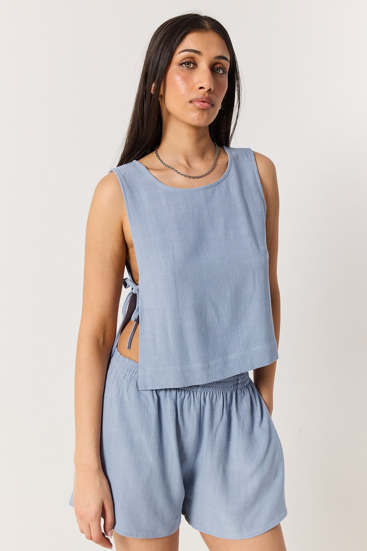 Szorty Lynn powder blue