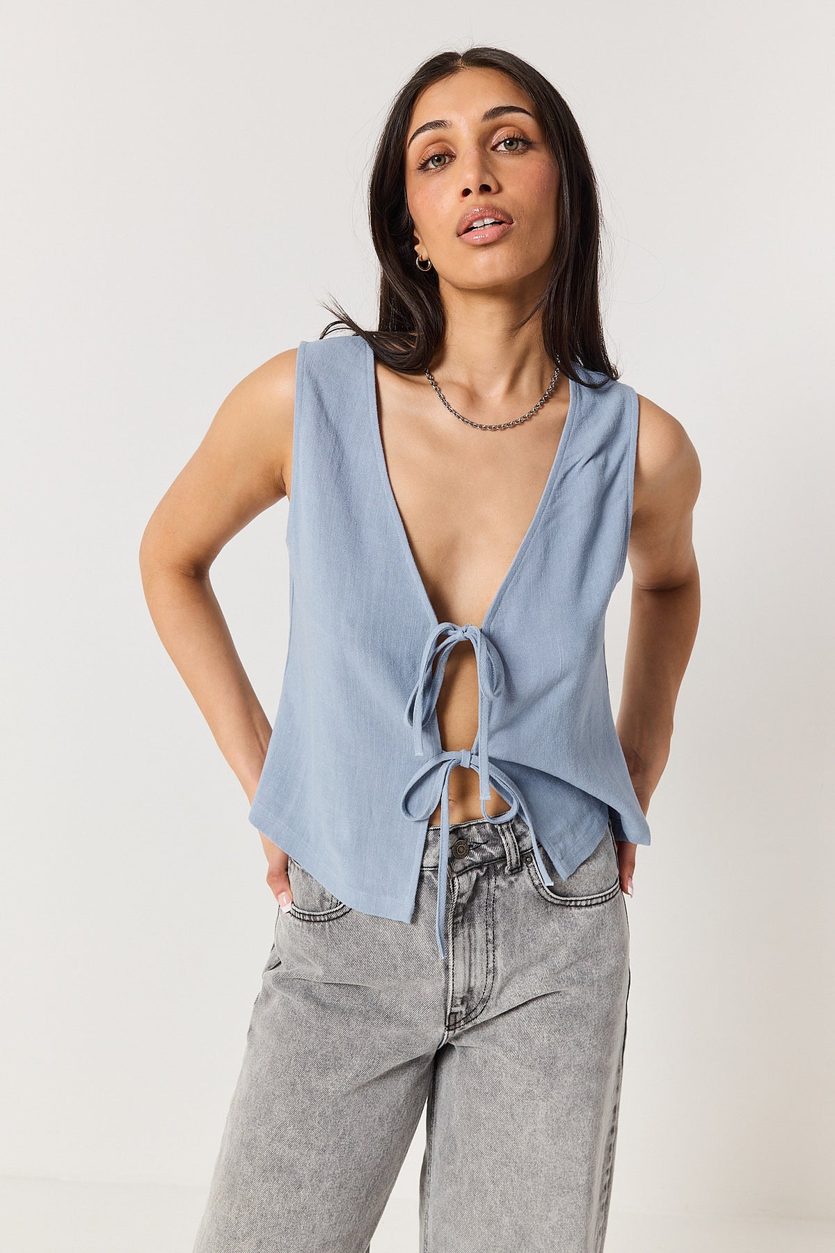 Top Havana powder blue