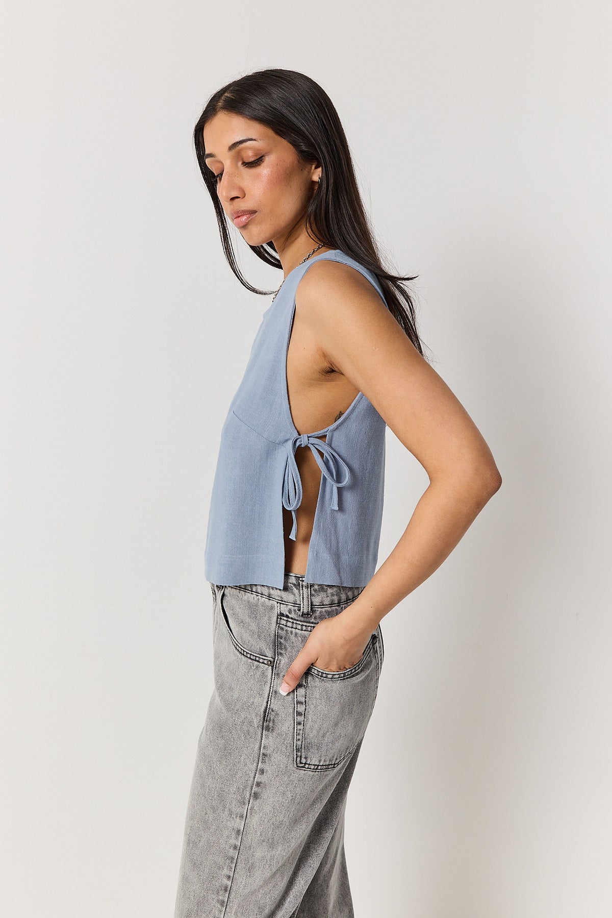 Top Pam powder blue