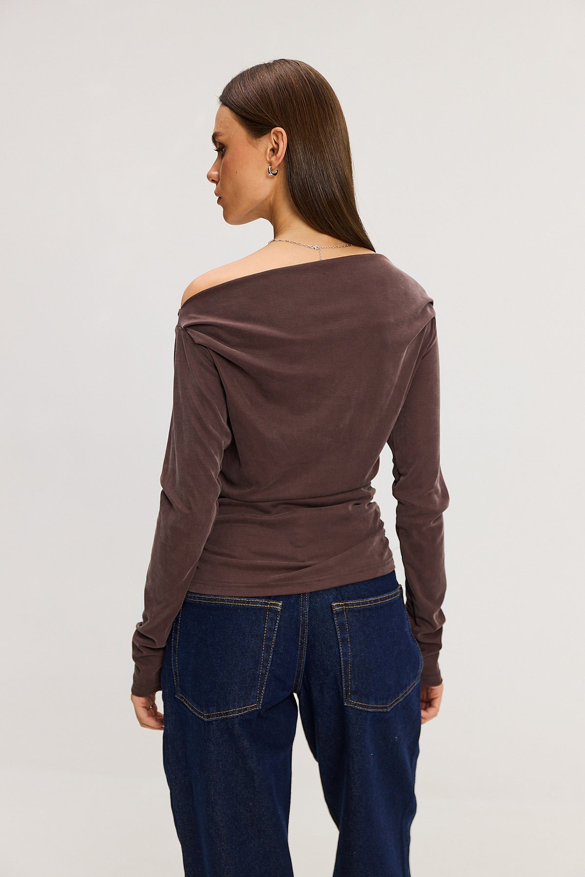 Longsleeve Romy milk chocolate
