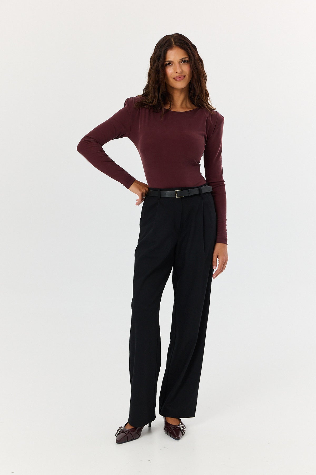 Spodnie Jackson wool black