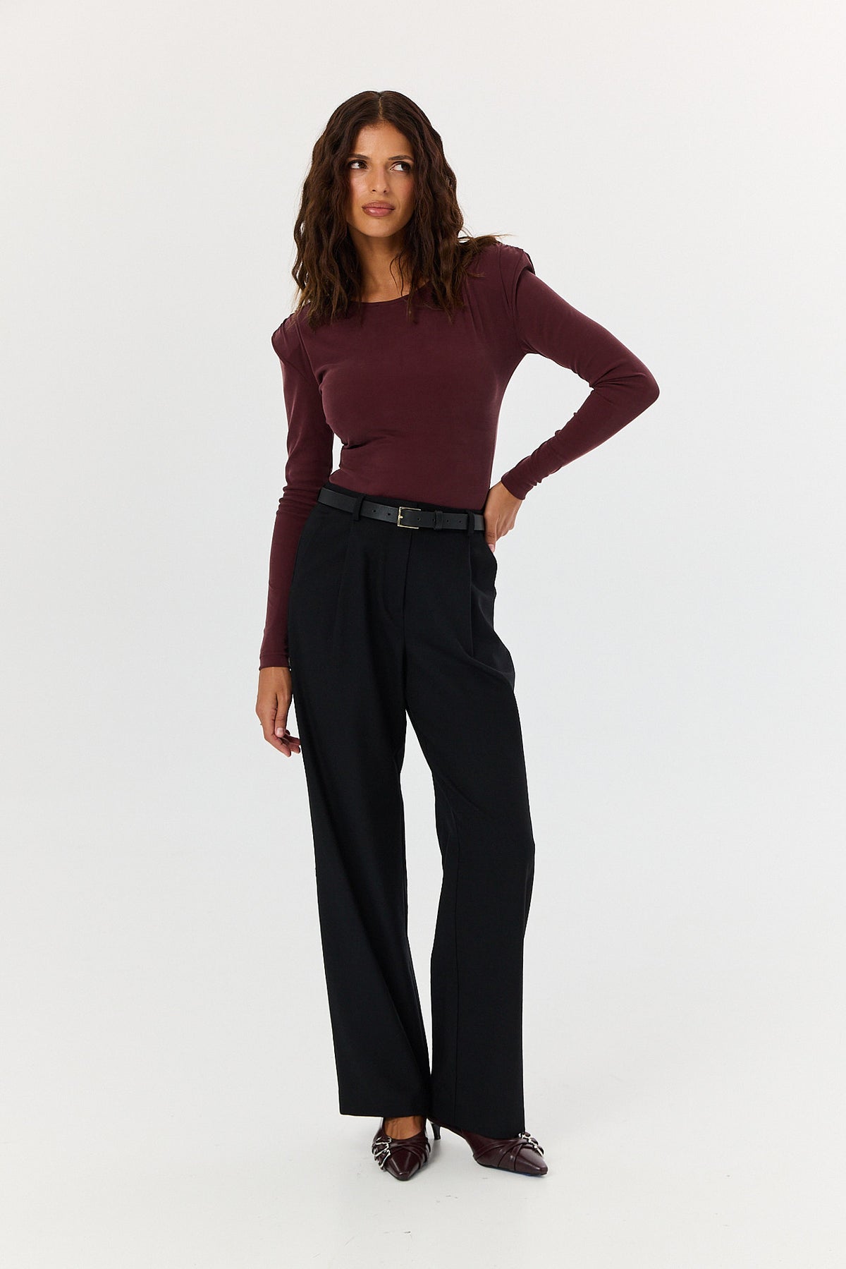 Spodnie Jackson wool black