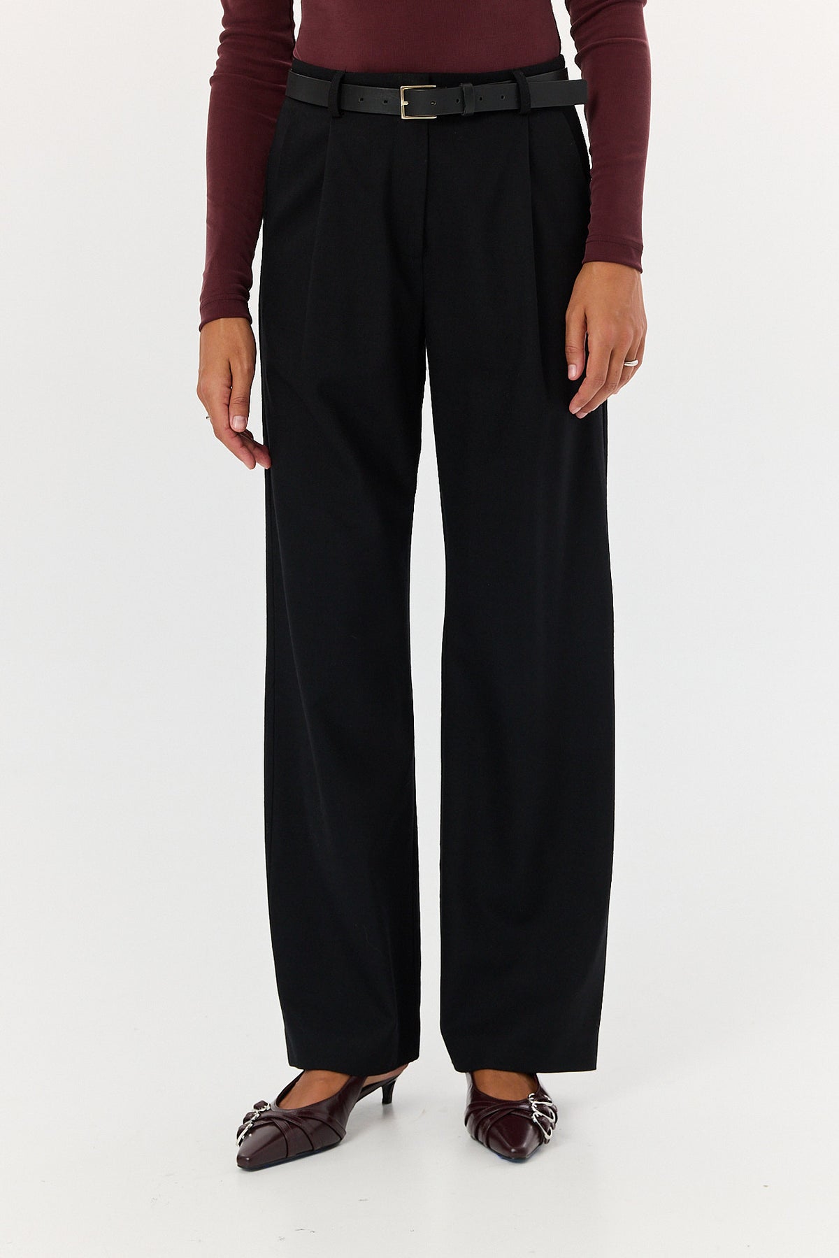 Spodnie Jackson wool black