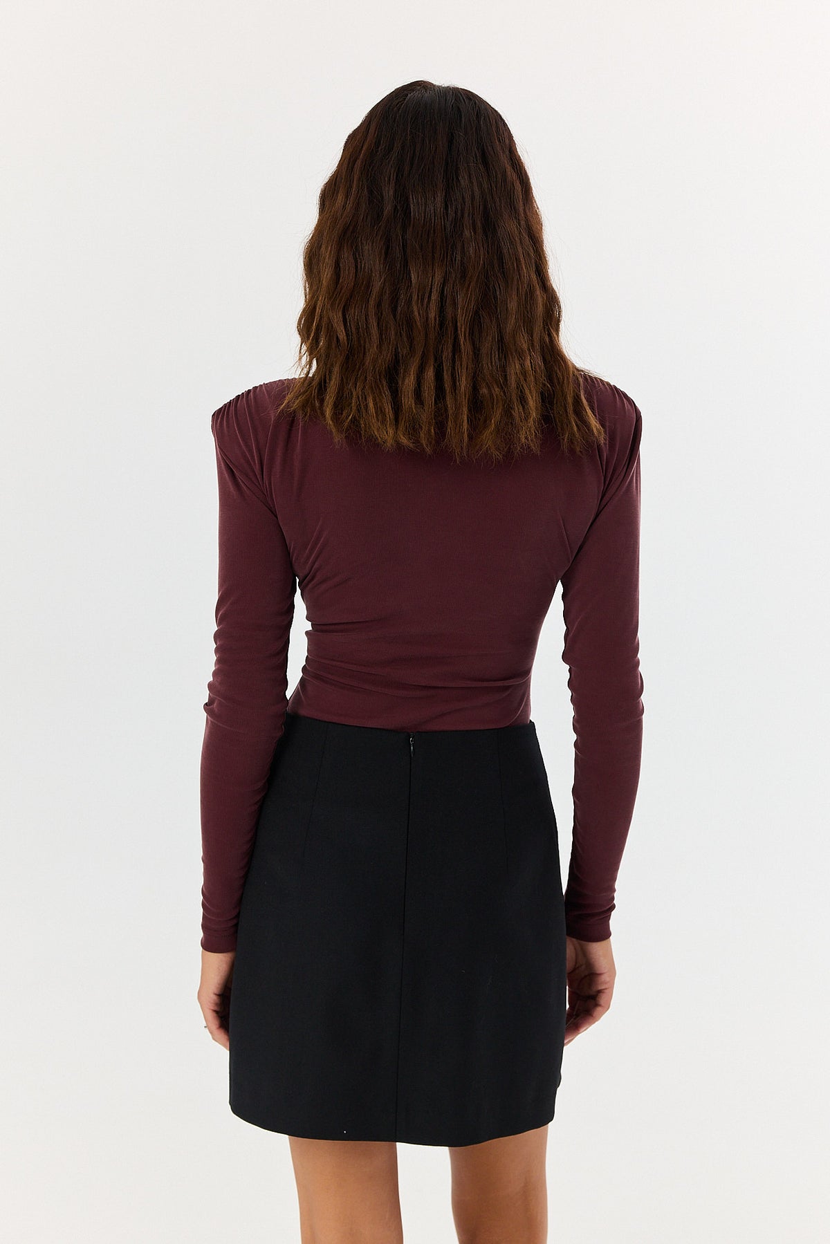 Spódnica Glen wool black