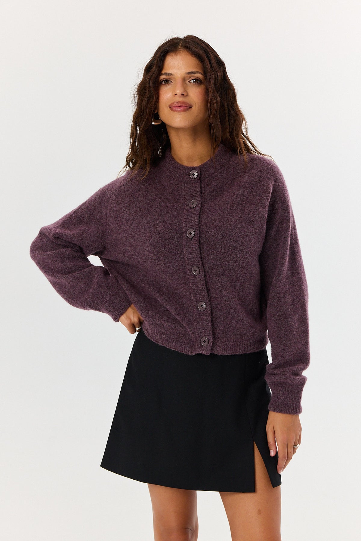 Spódnica Glen wool black