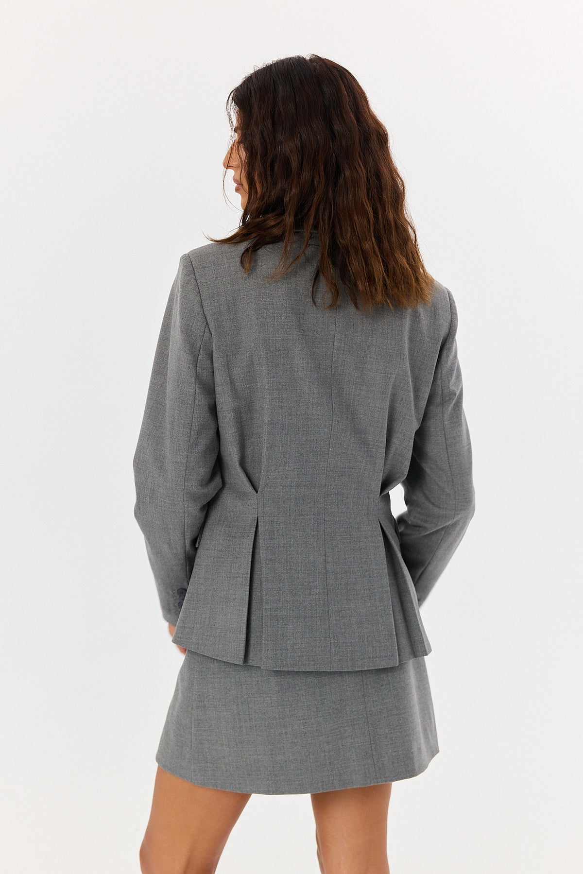 Marynarka Thomas wool grey melange