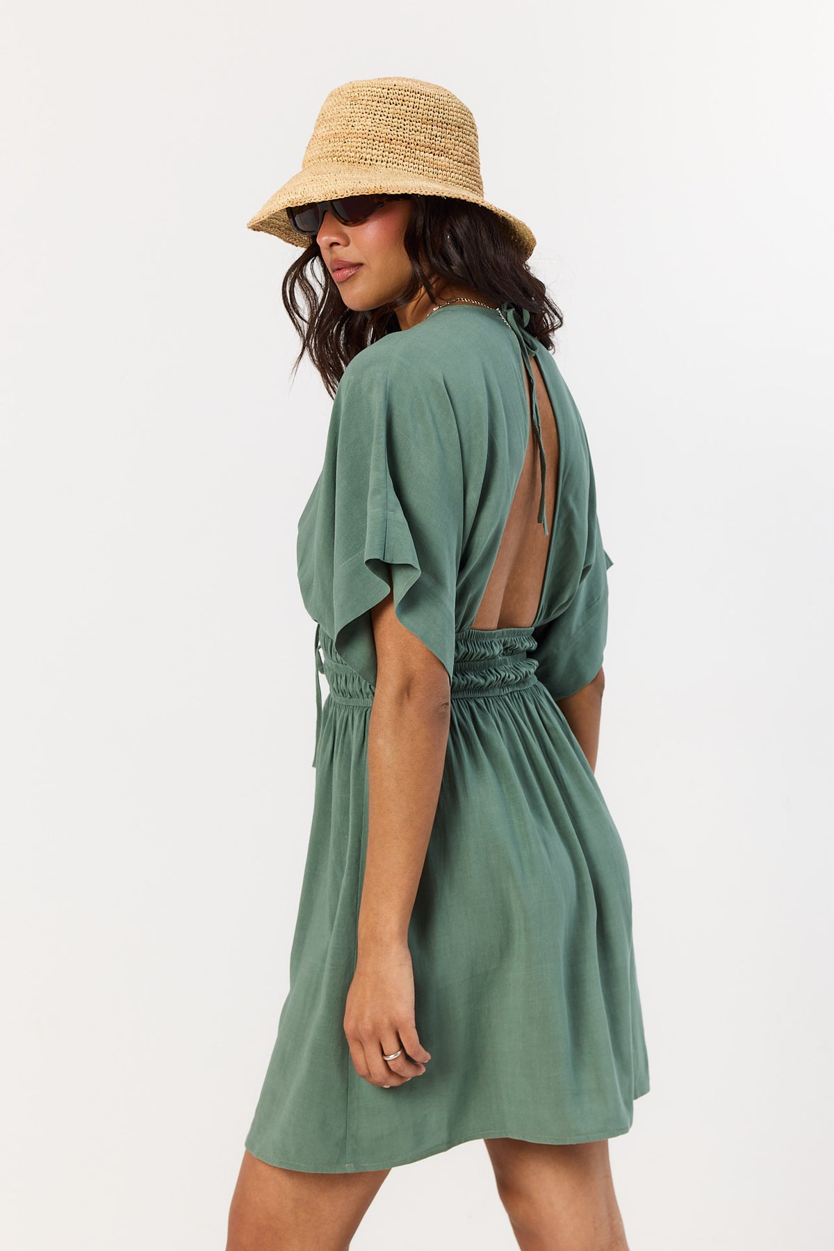 Sukienka Chelsea smoky green