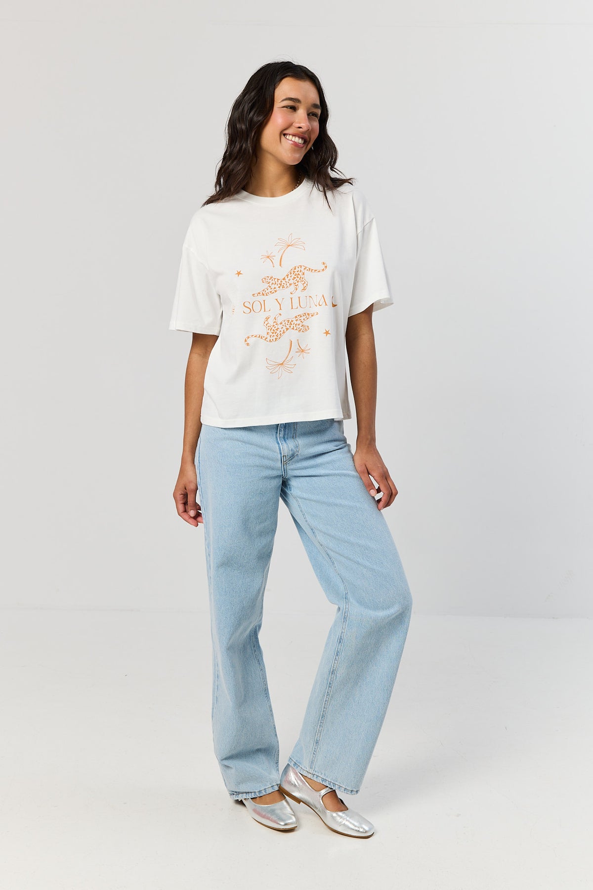 T-shirt Leo white