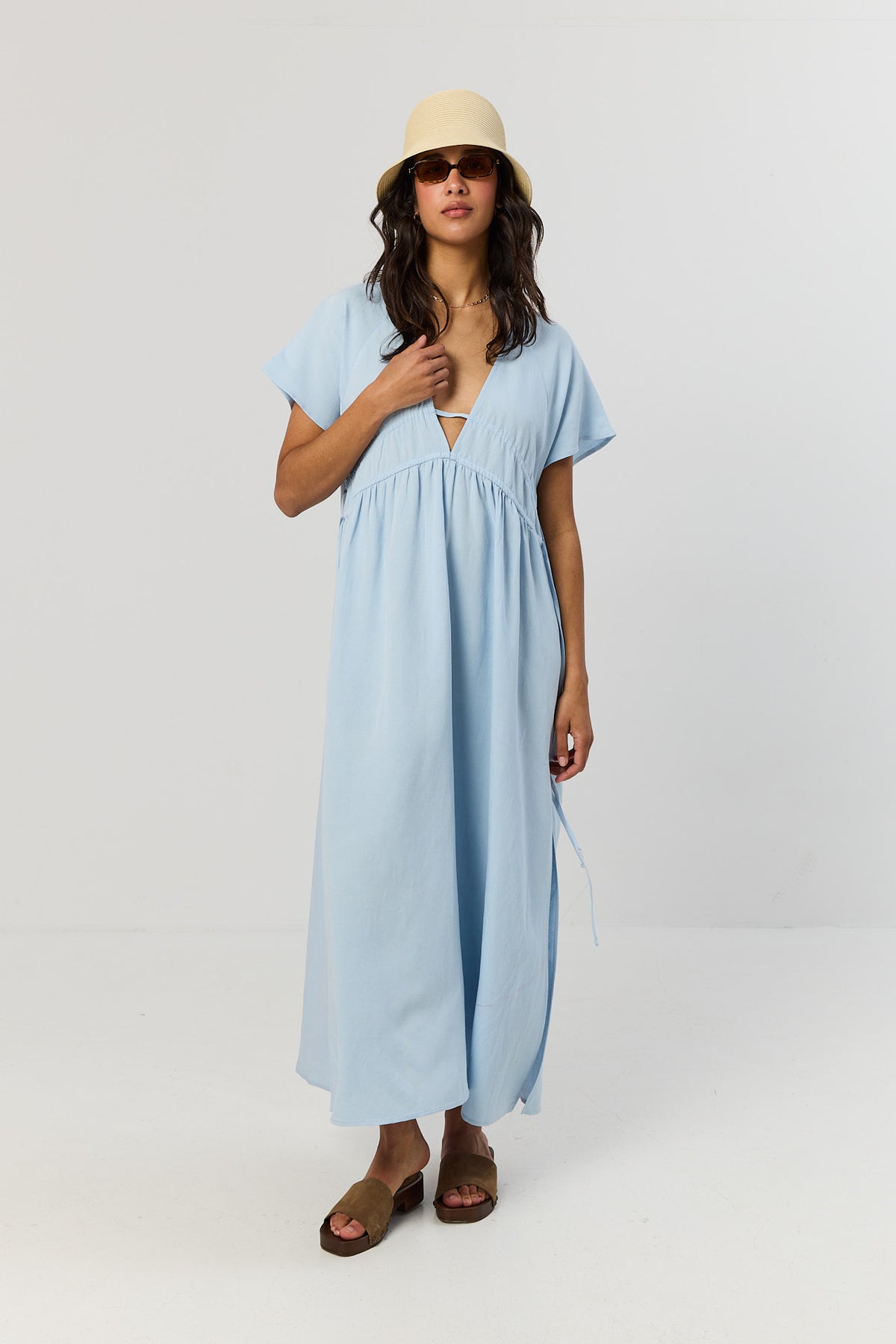 Sukienka Noah powder blue