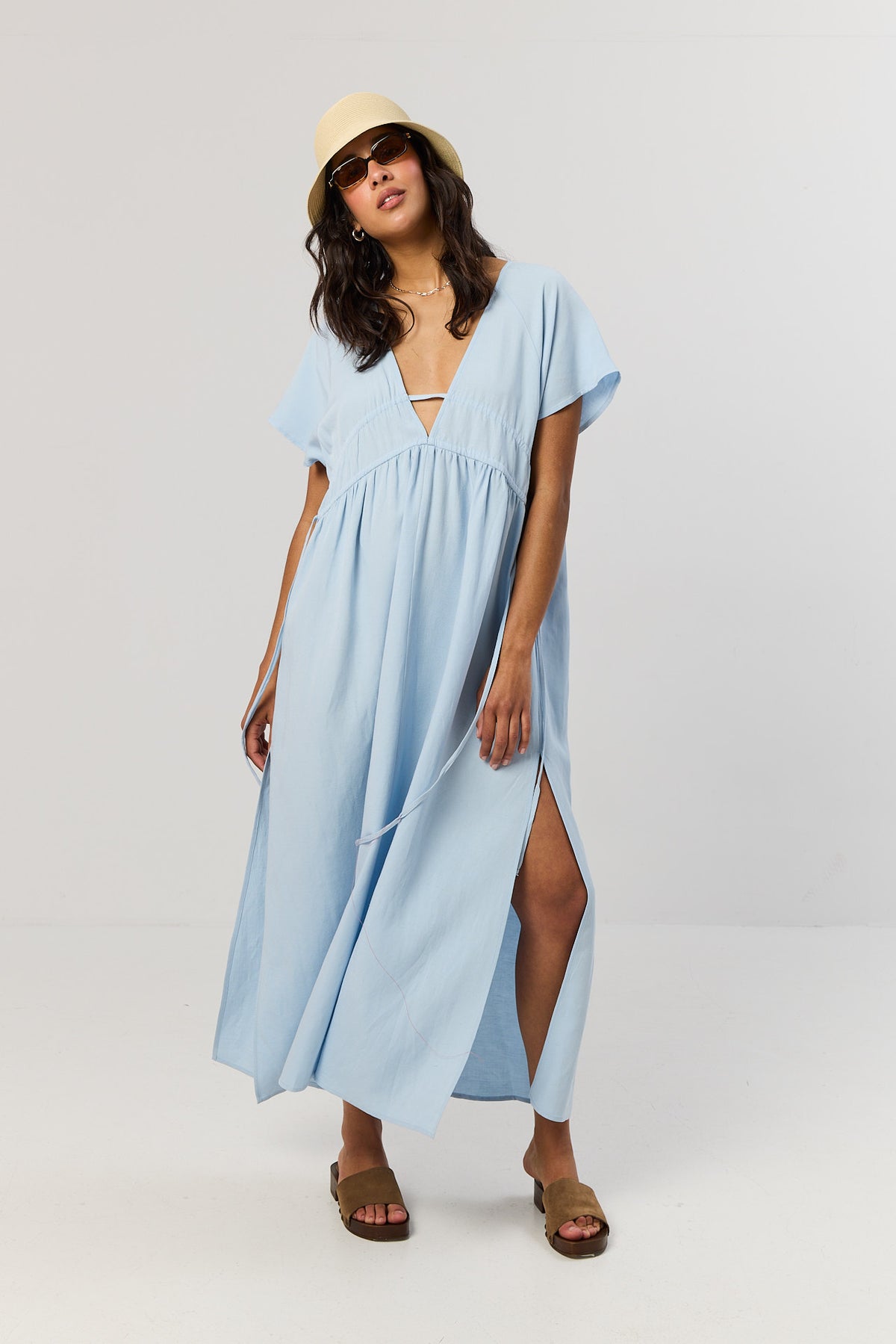 Sukienka Noah powder blue