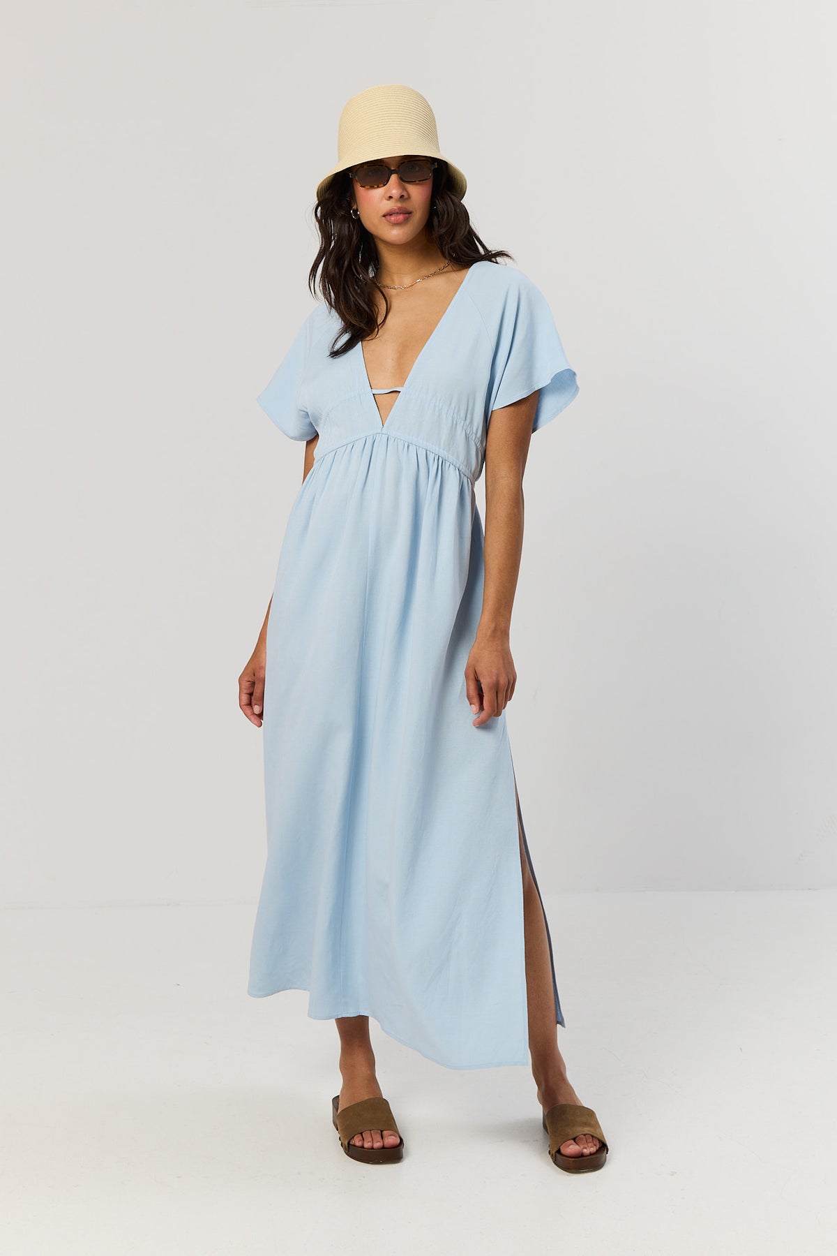 Sukienka Noah powder blue