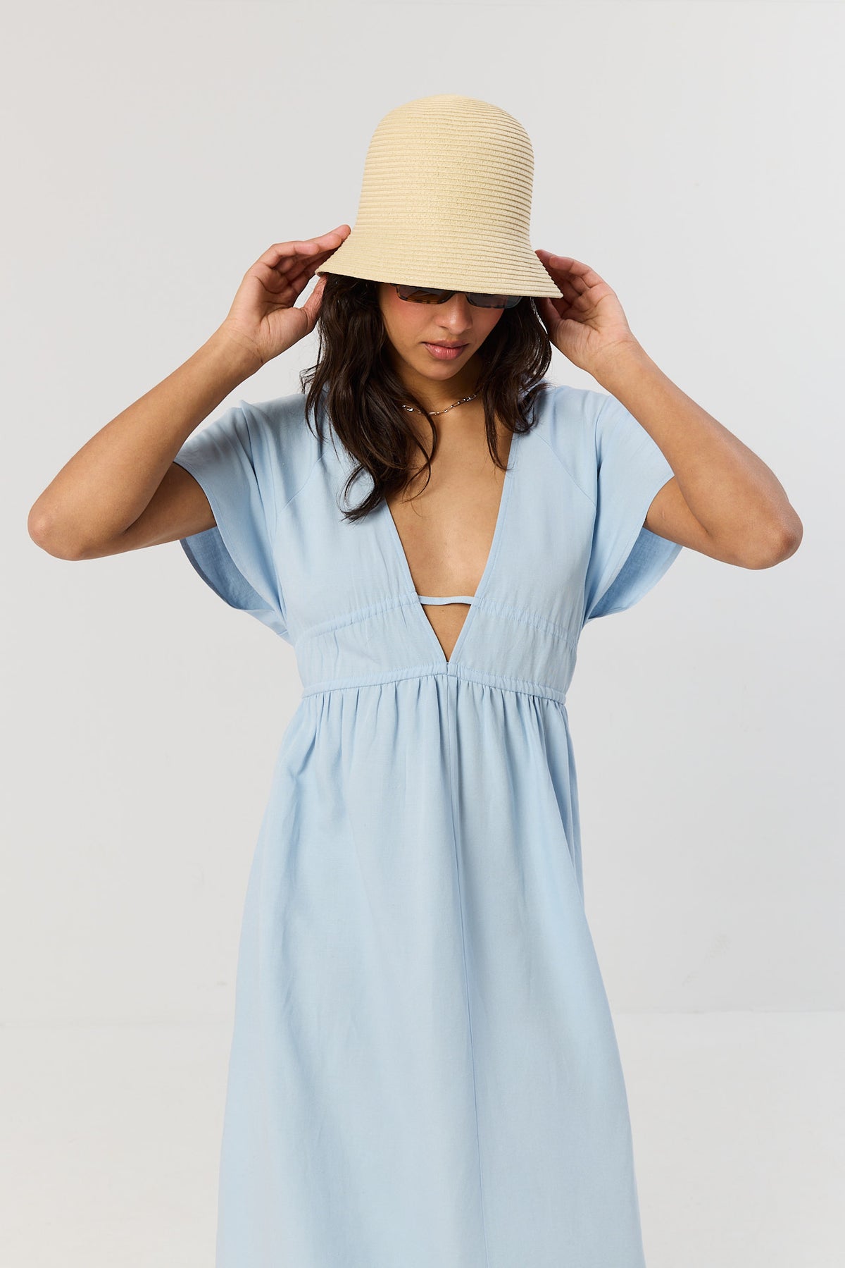 Sukienka Noah powder blue