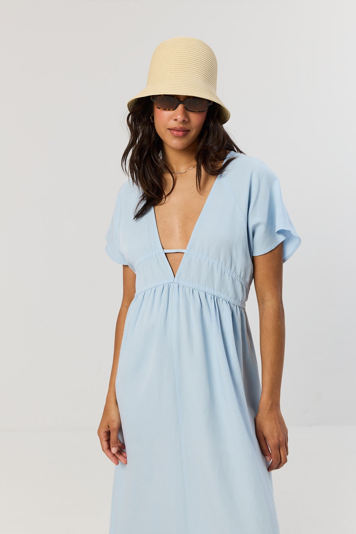 Sukienka Noah powder blue