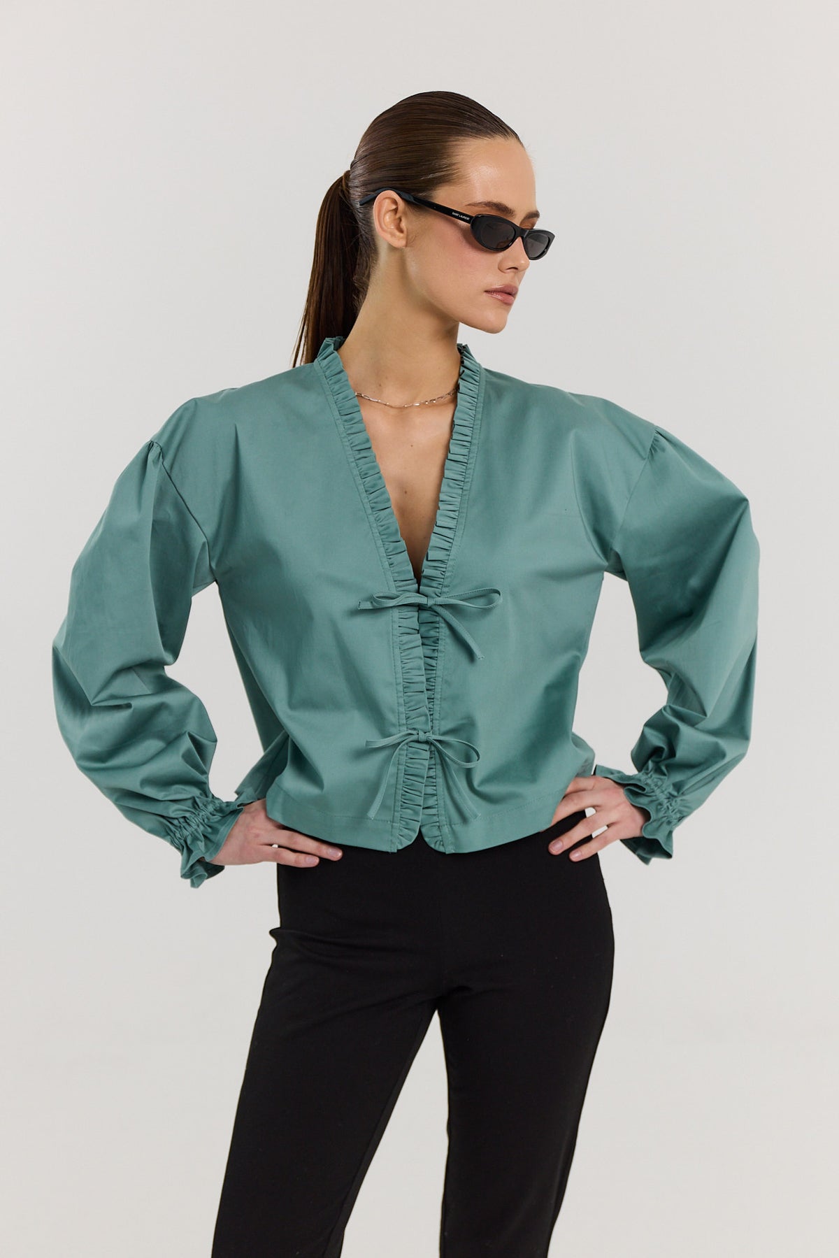 Koszula Maya teal