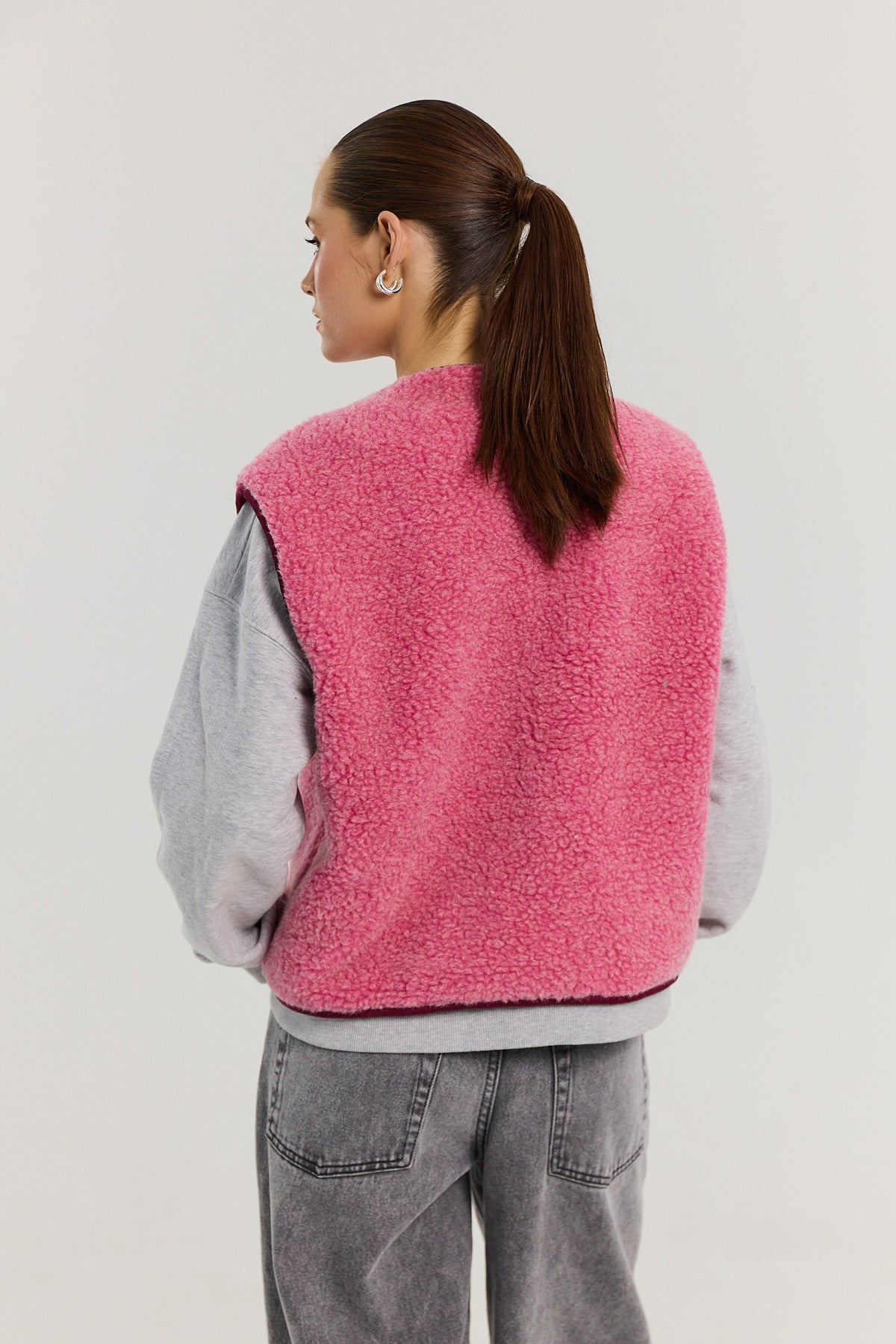 Kamizelka Eliot merino pink