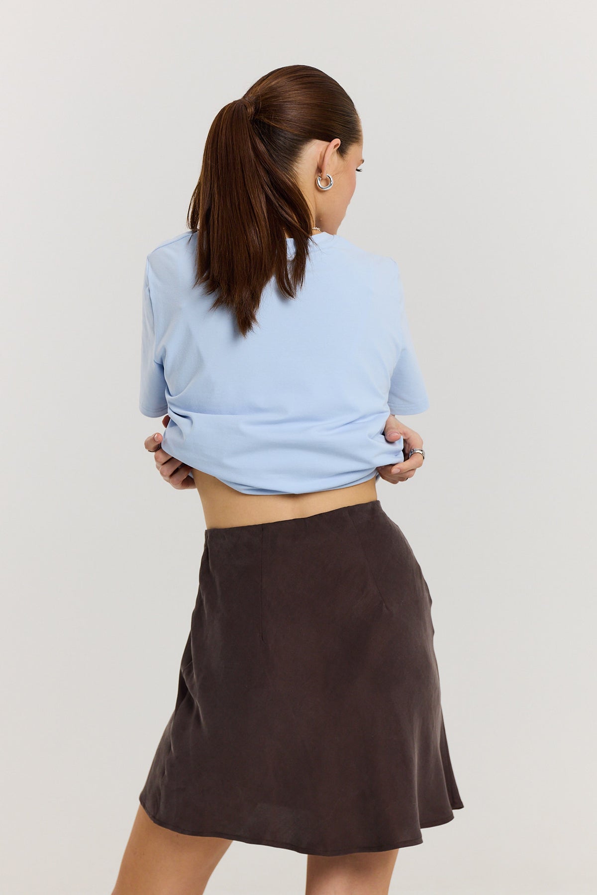 Spódnica Petra short dark chocolate