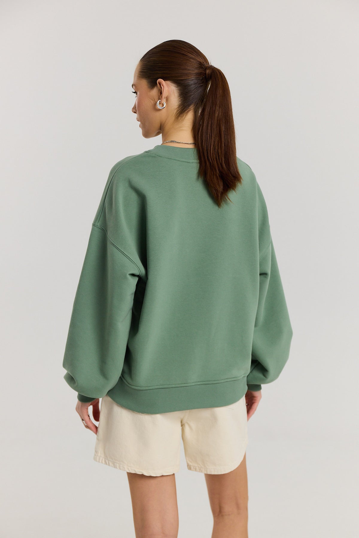 Bluza Boyfriend dark matcha