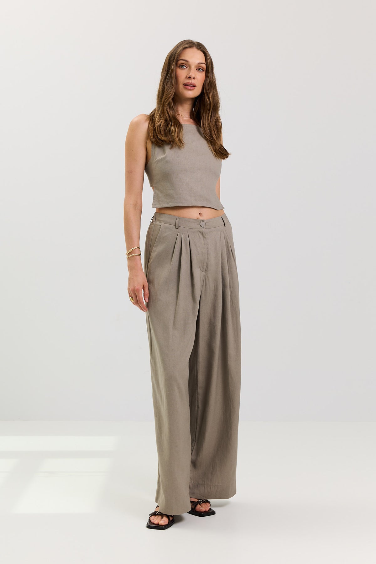 Top Lizzie linen beige