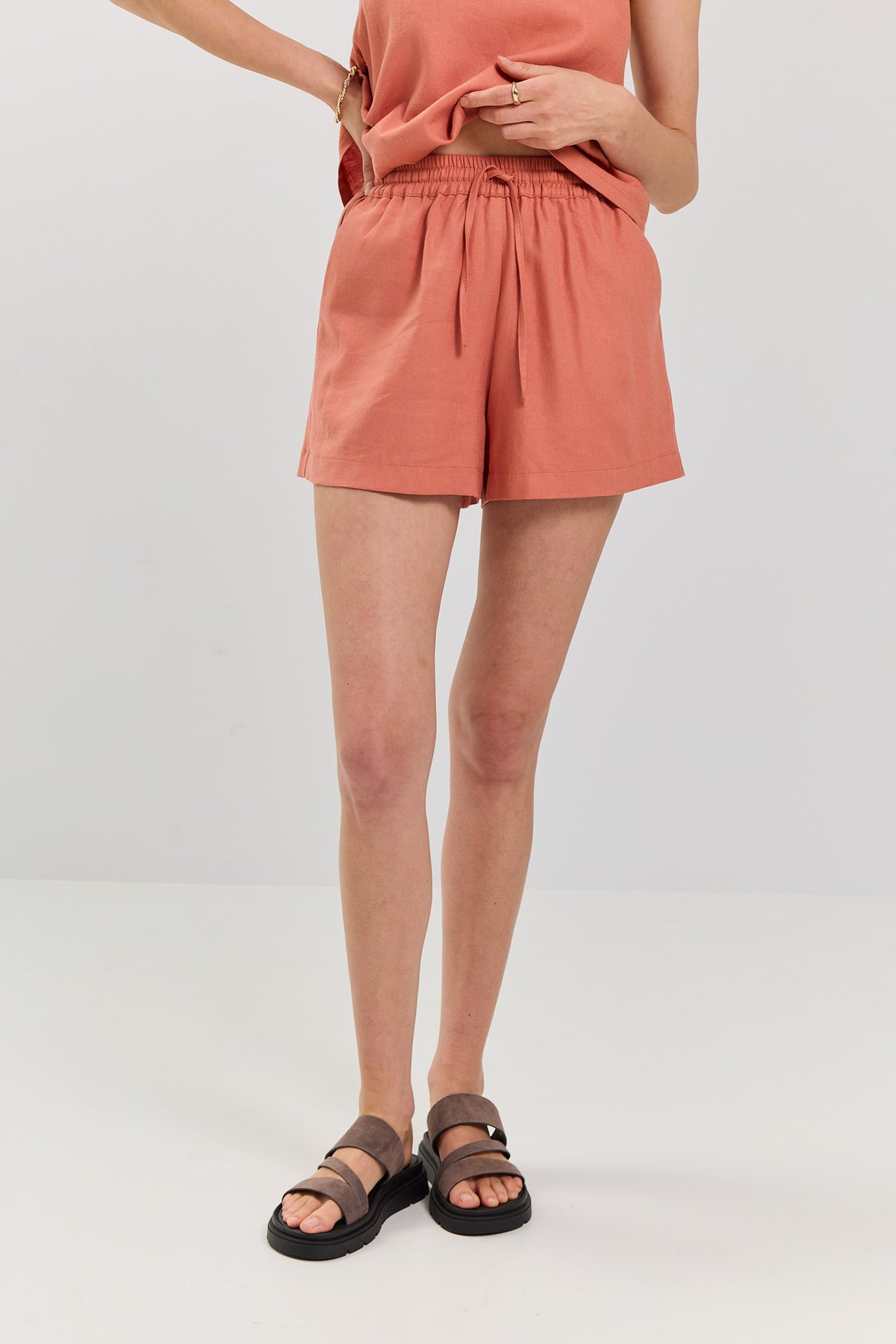 Szorty Gunther sunset peach