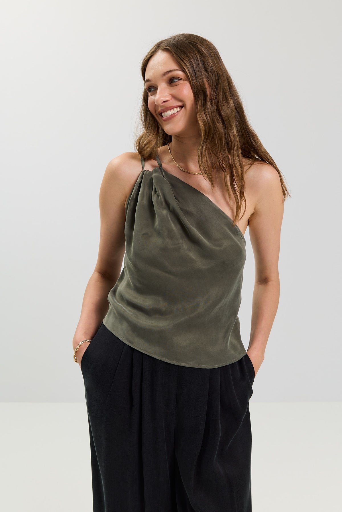Top Muse smoky green