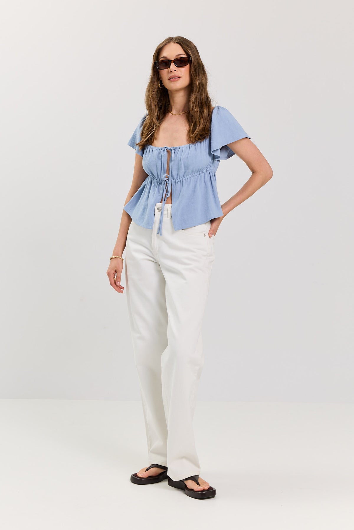 Top Nelly powder blue