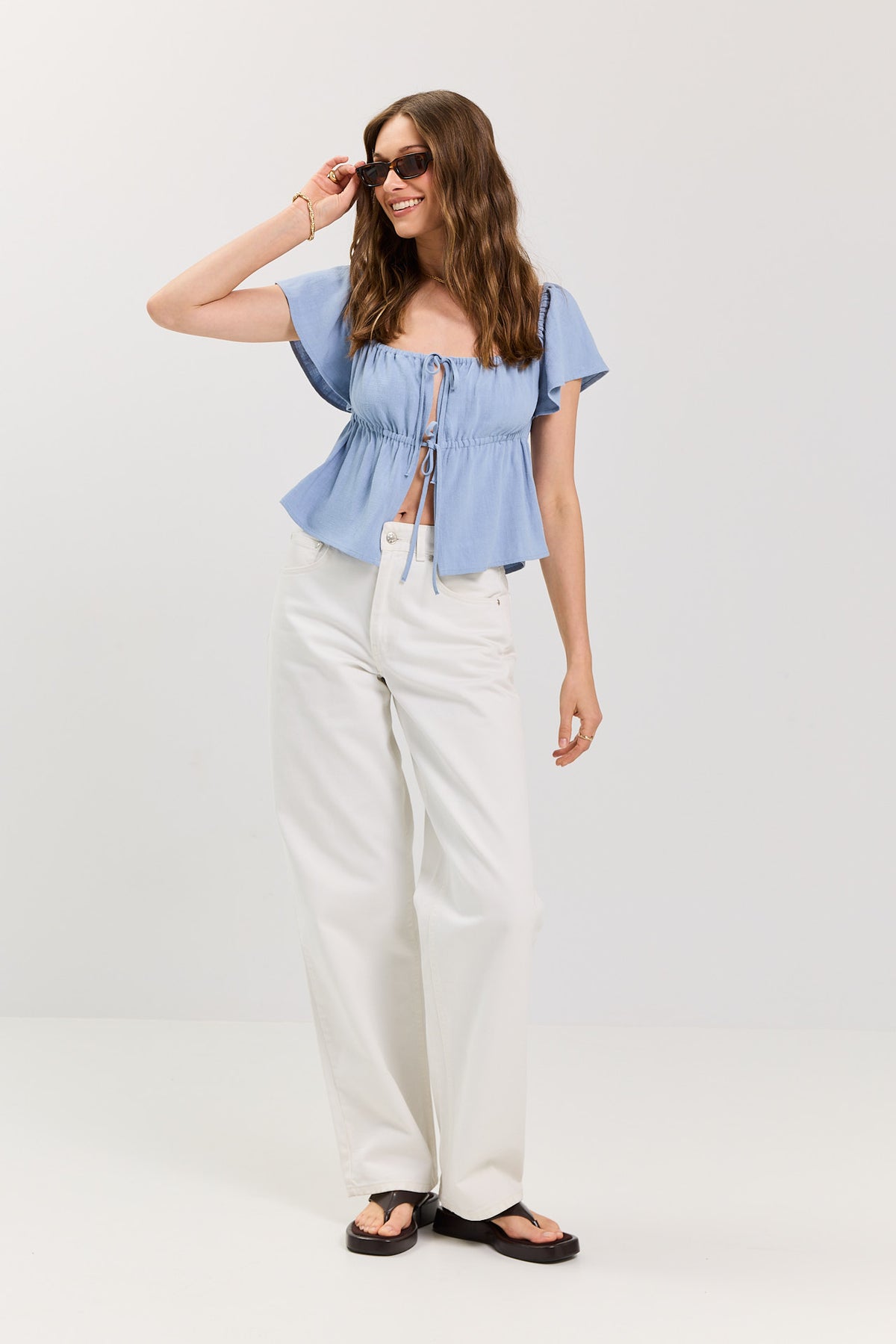 Top Nelly powder blue