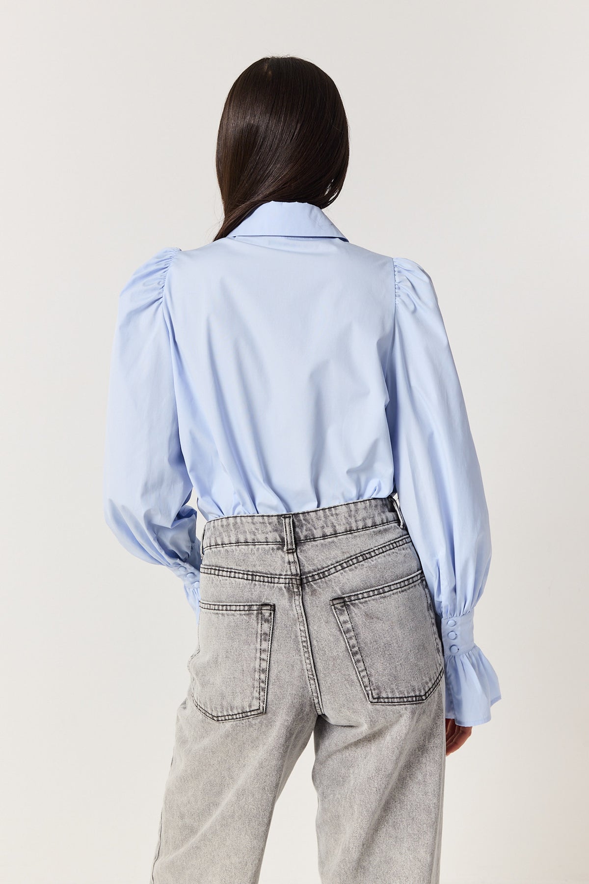 Koszula Emma powder blue