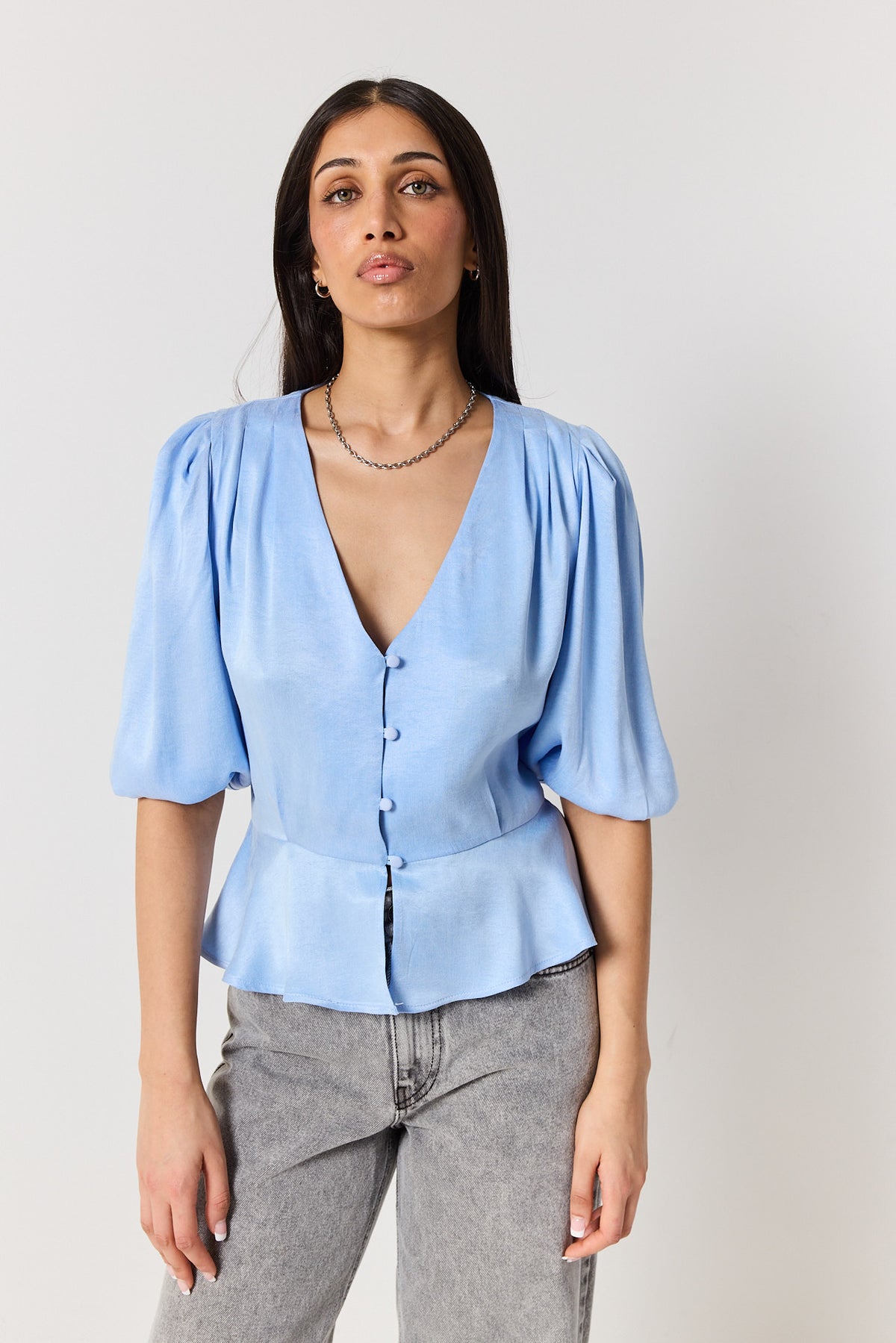 Koszula Margot powder blue