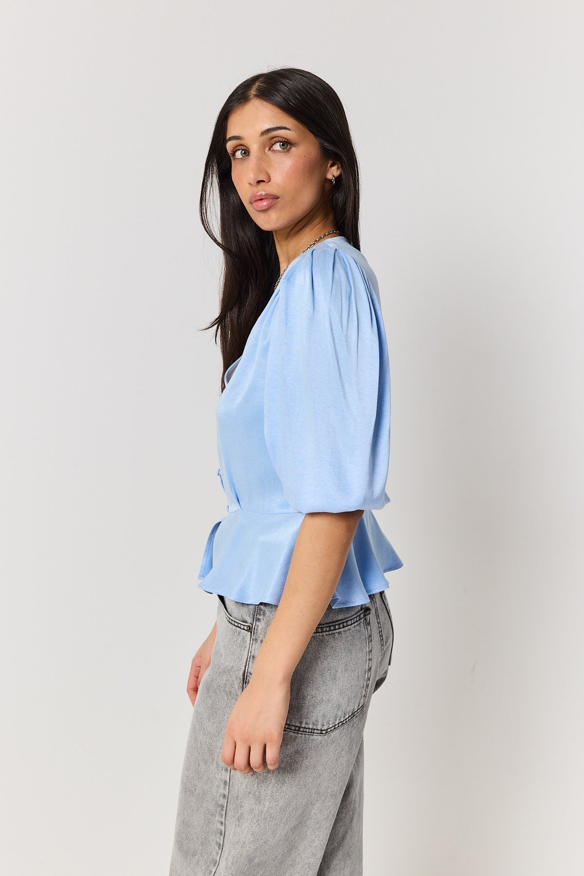 Koszula Margot powder blue