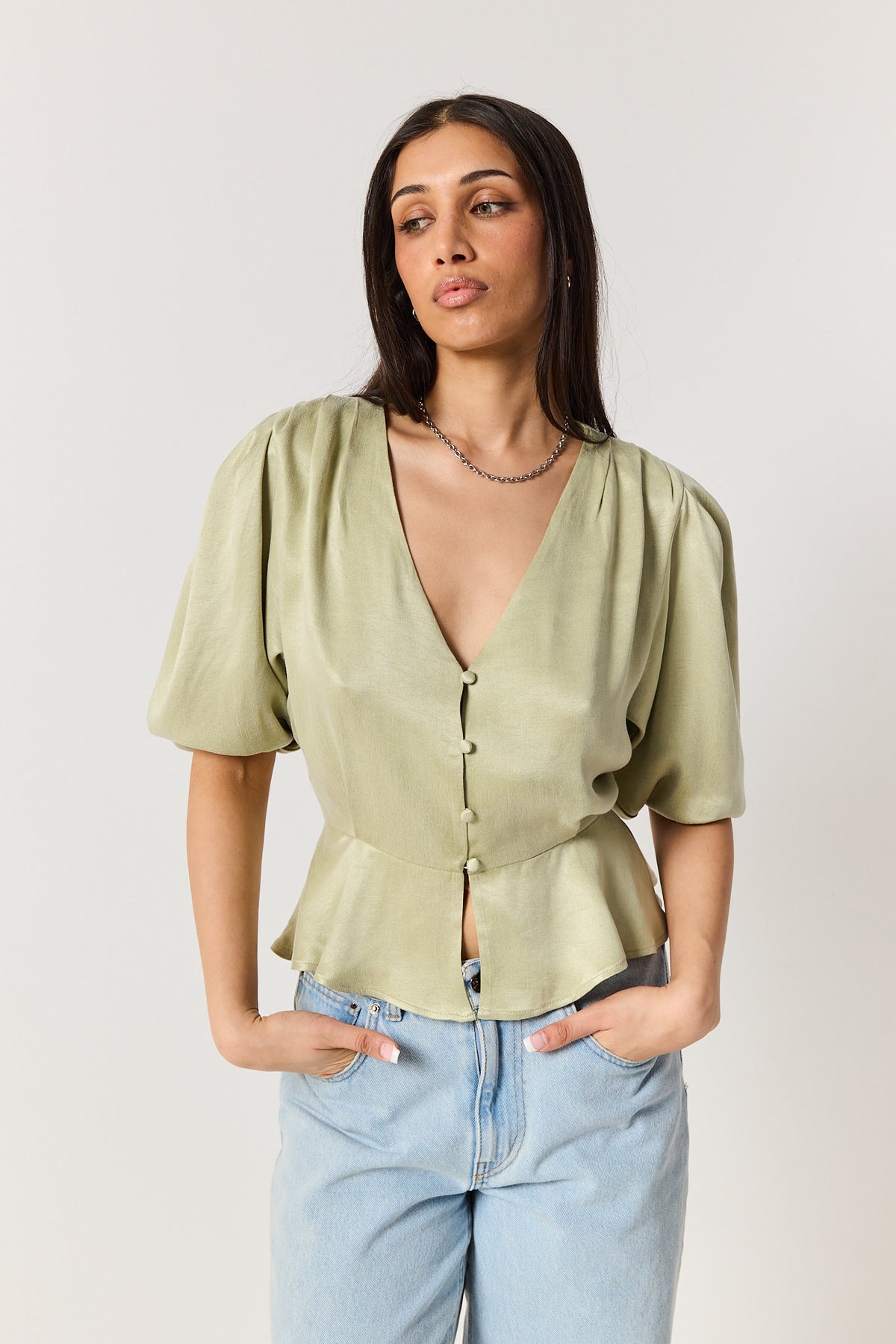 Koszula Margot pale green
