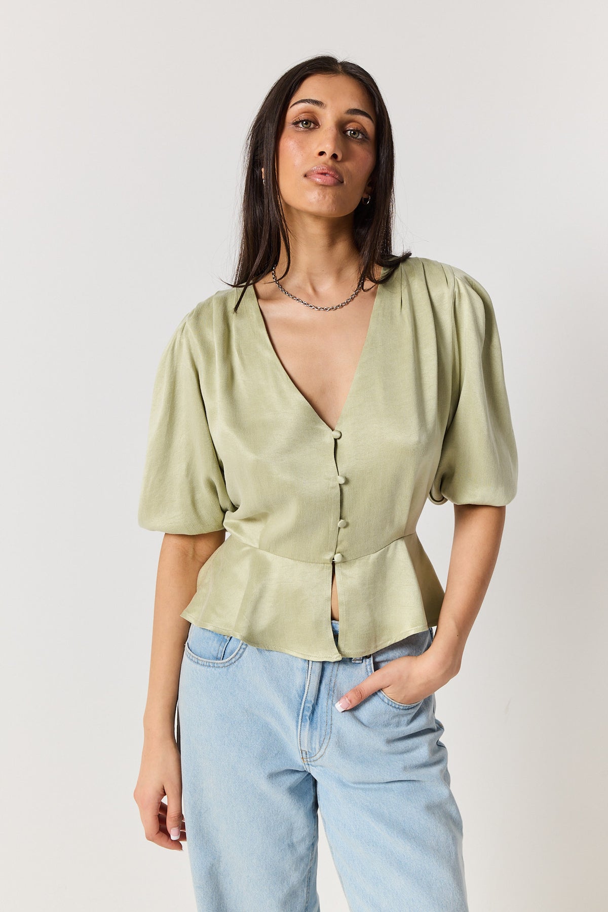 Koszula Margot pale green