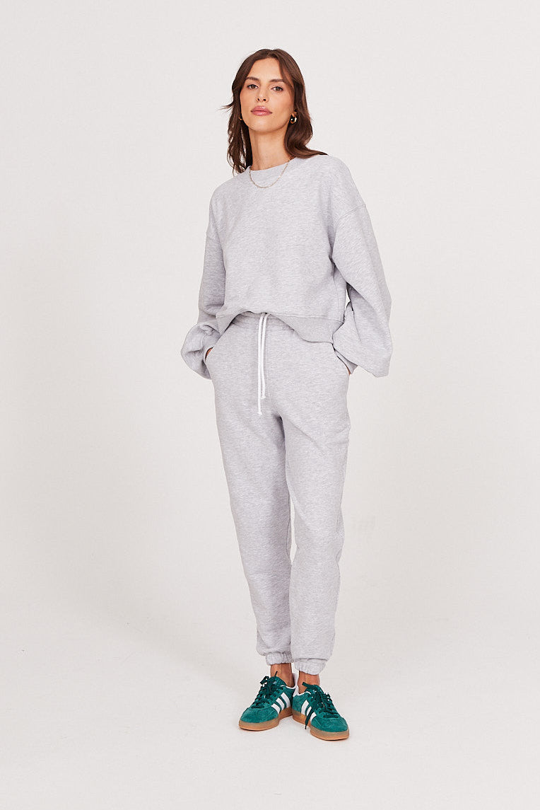 Spodnie dresowe light grey melange