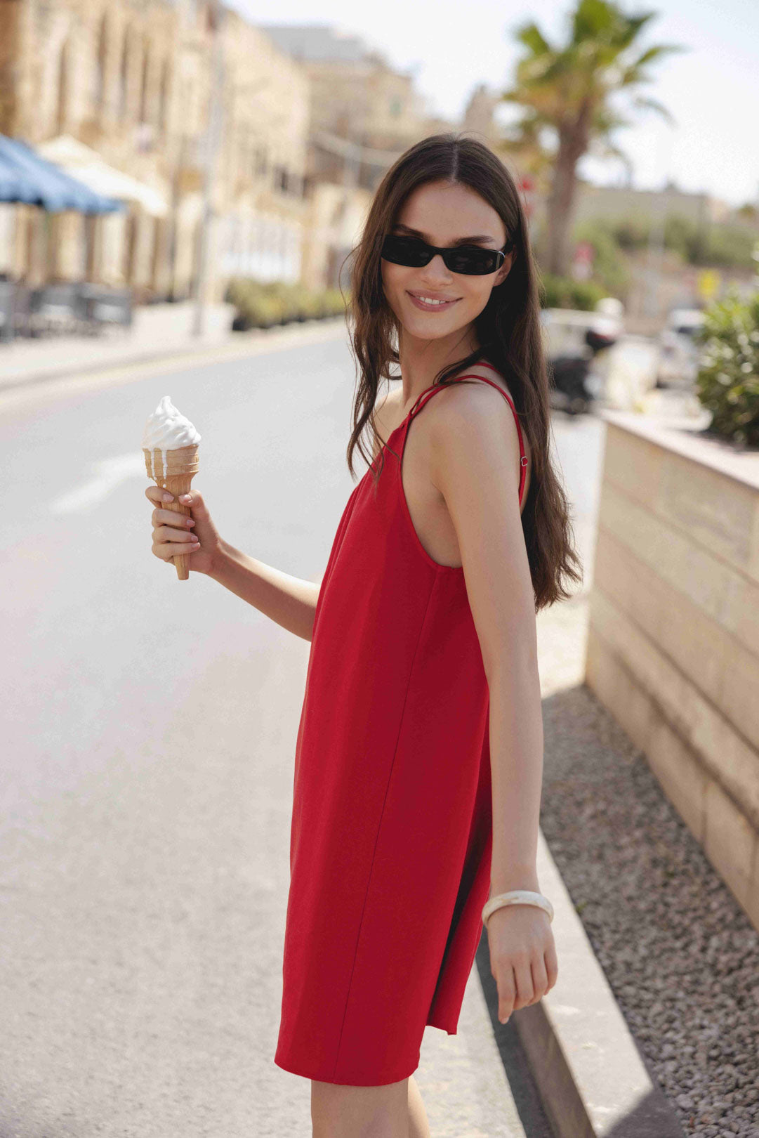 Sukienka Miami red