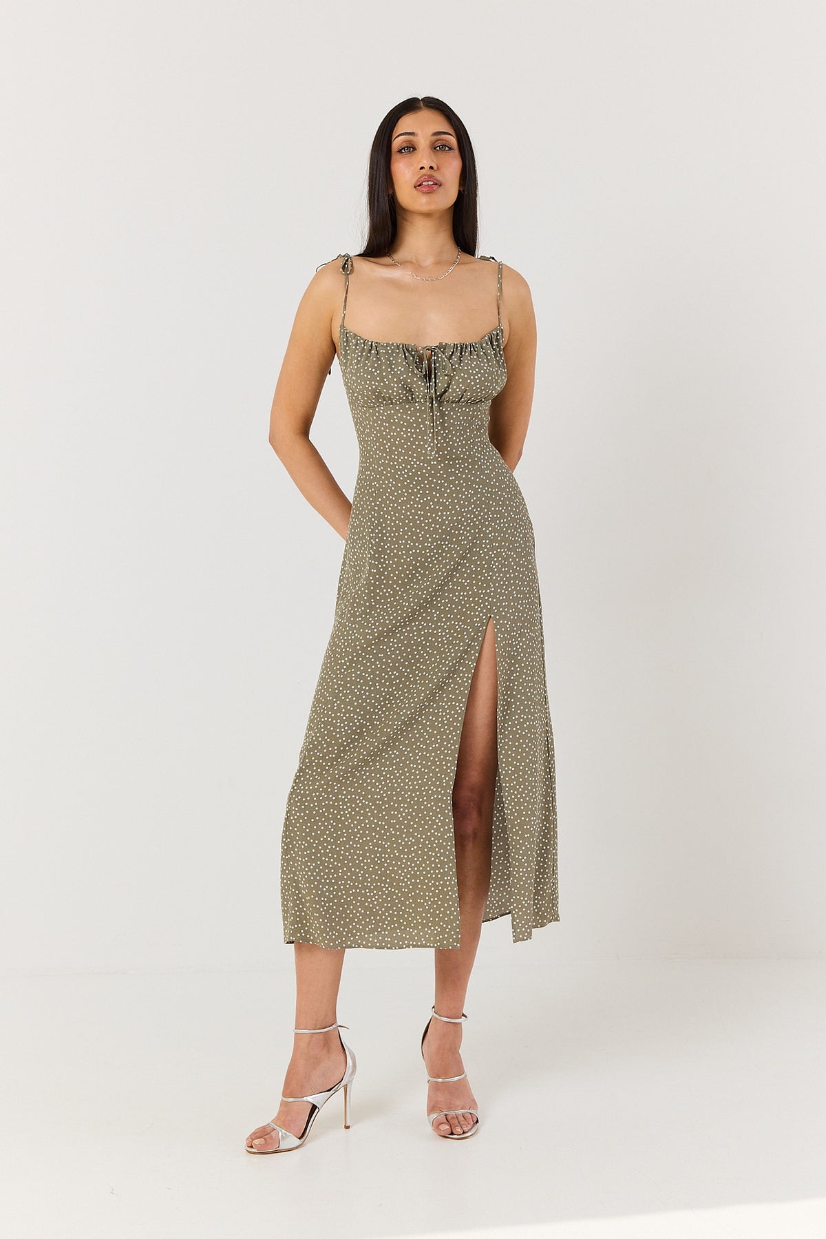 Sukienka Gigi green dots