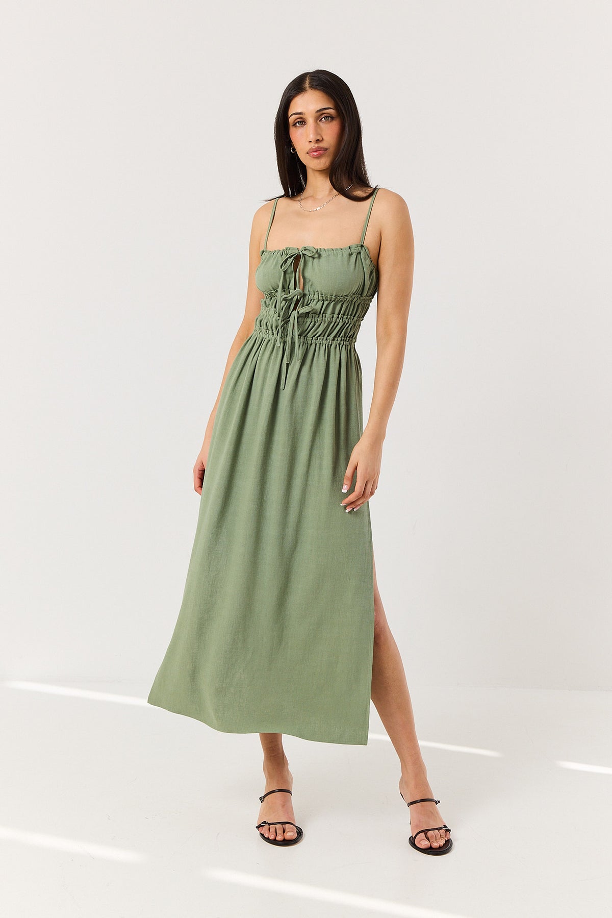 Sukienka Sienna smoky green