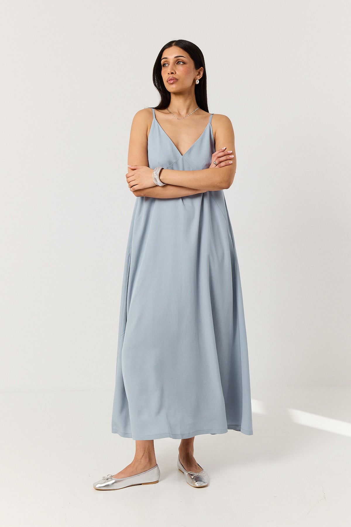 Sukienka Romeo powder blue