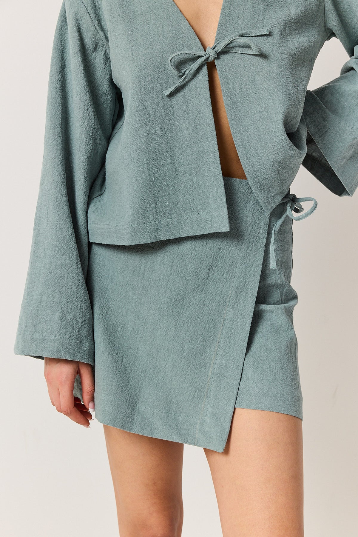 Spódnica Scarlett smoky green