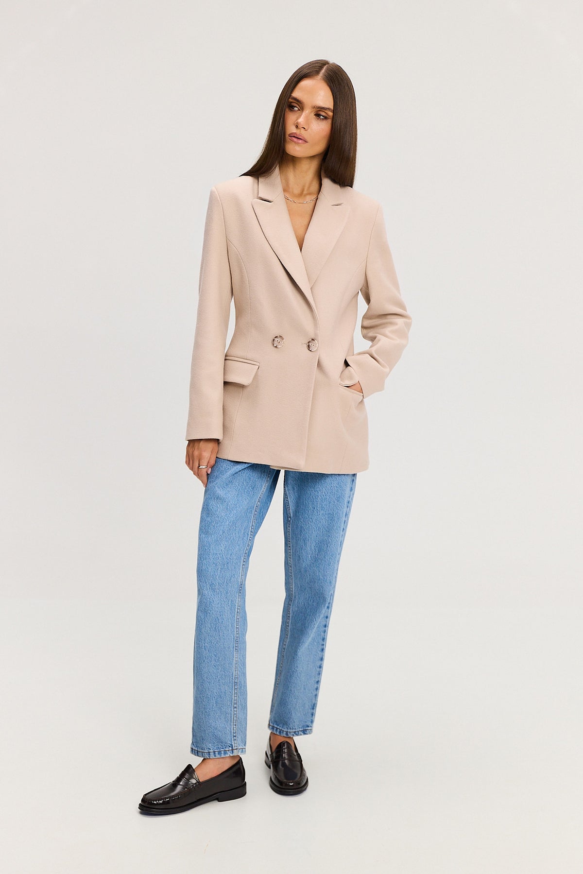 Marynarka Aviem warm beige