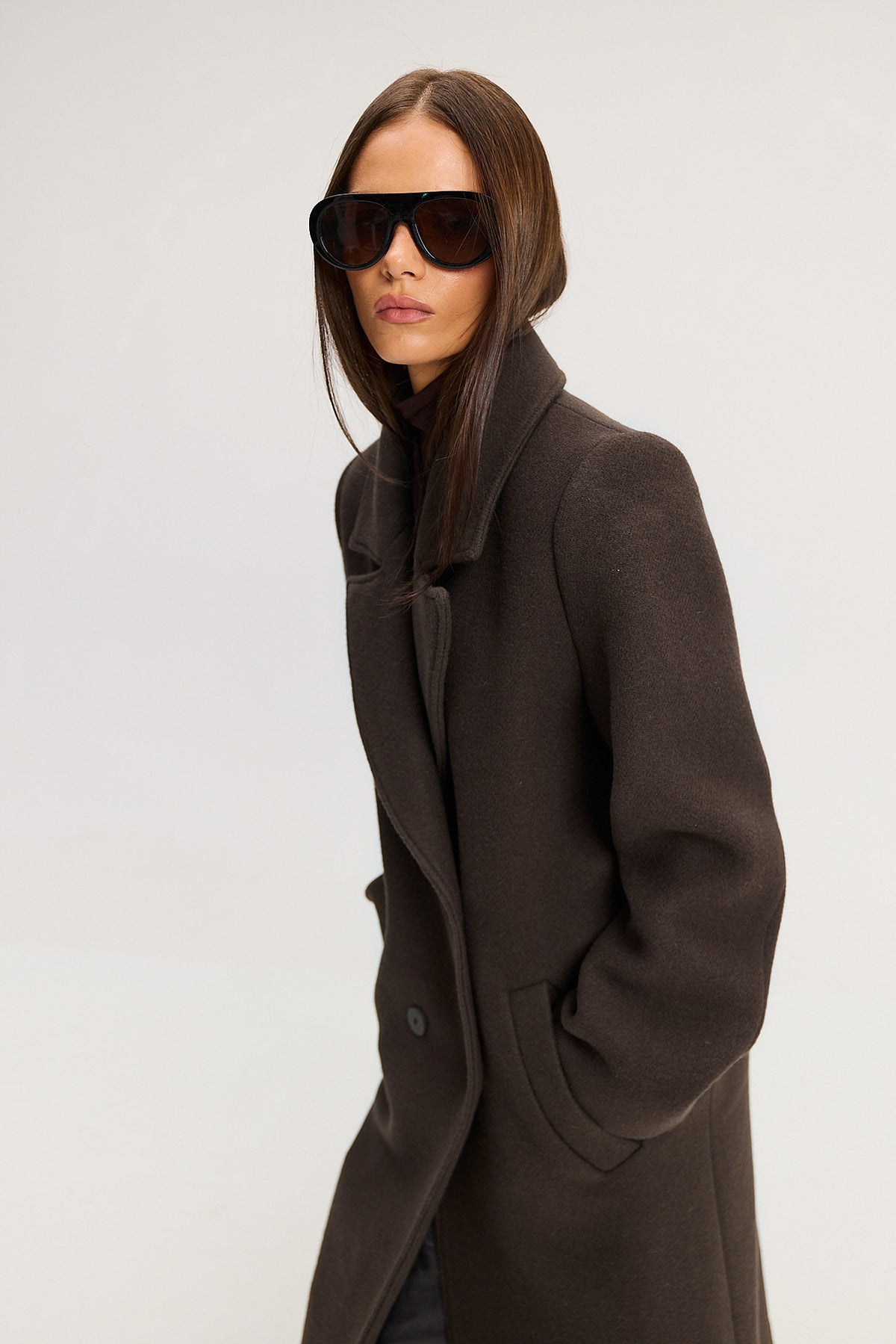 Płaszcz Carmen dark brown