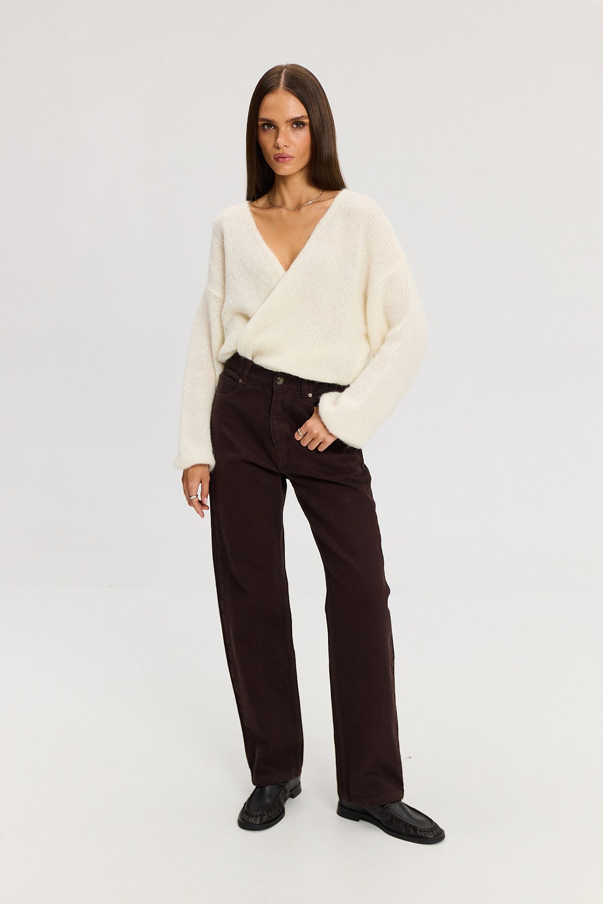 Sweter kardigan Ingrid cream