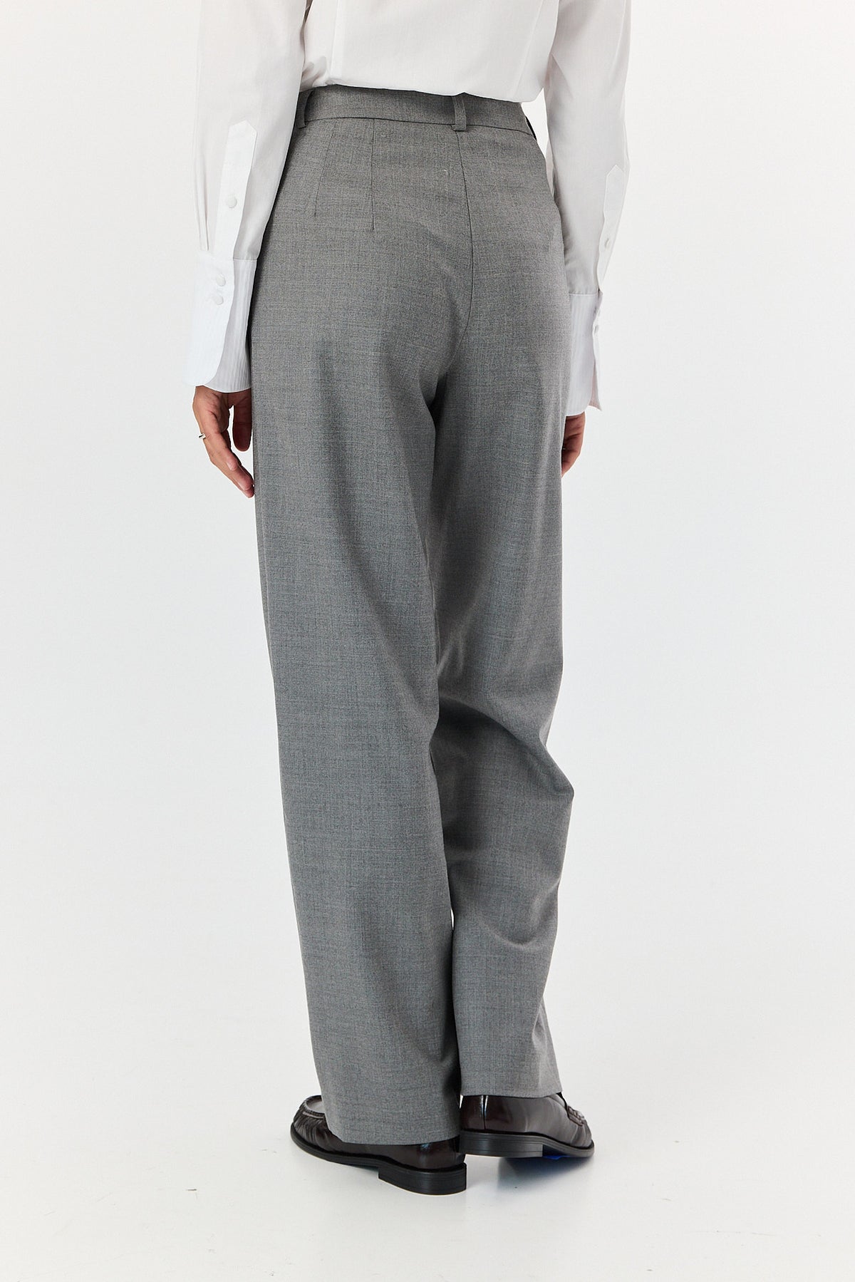 Spodnie Jackson wool grey melange